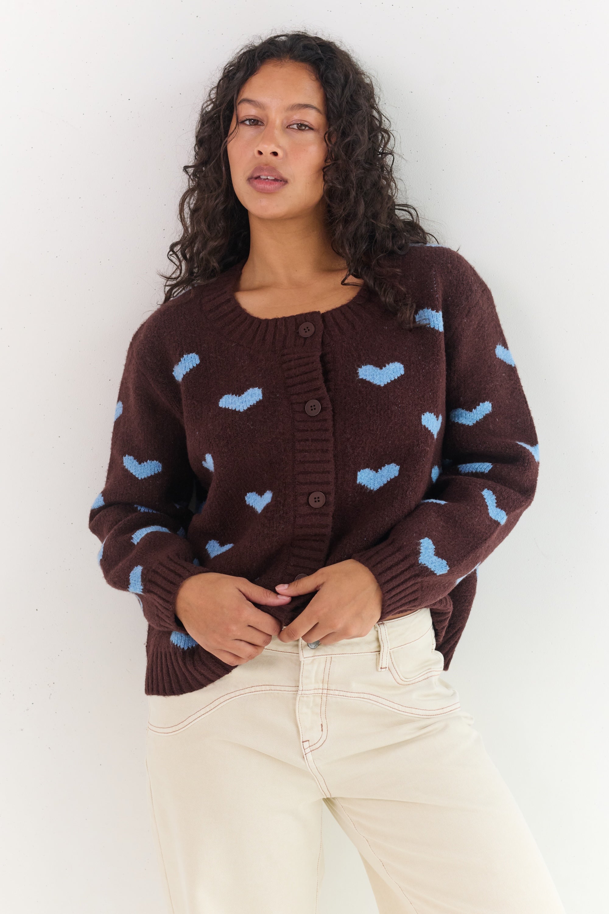 Sweetheart Cardigan - Hearts