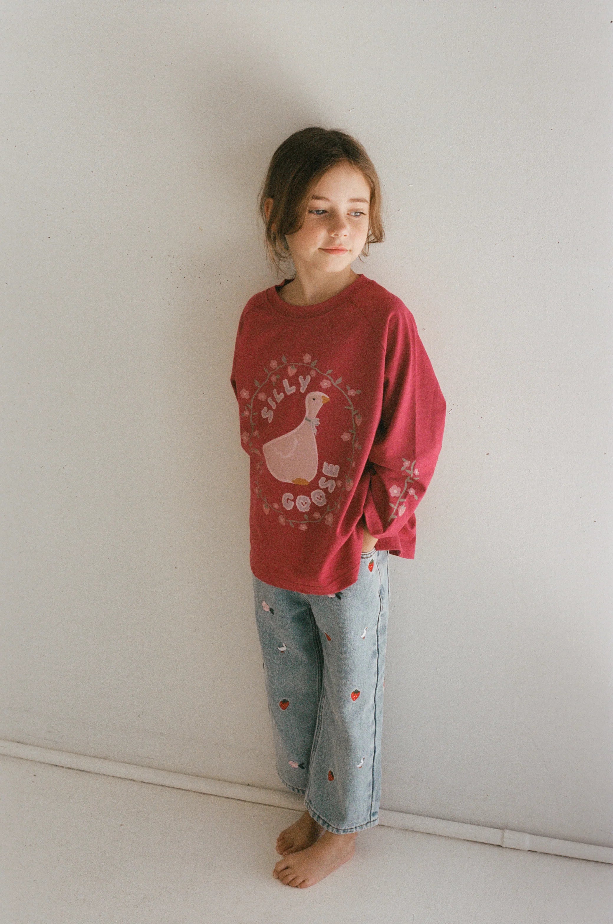 Silly Goose Tee - Pink