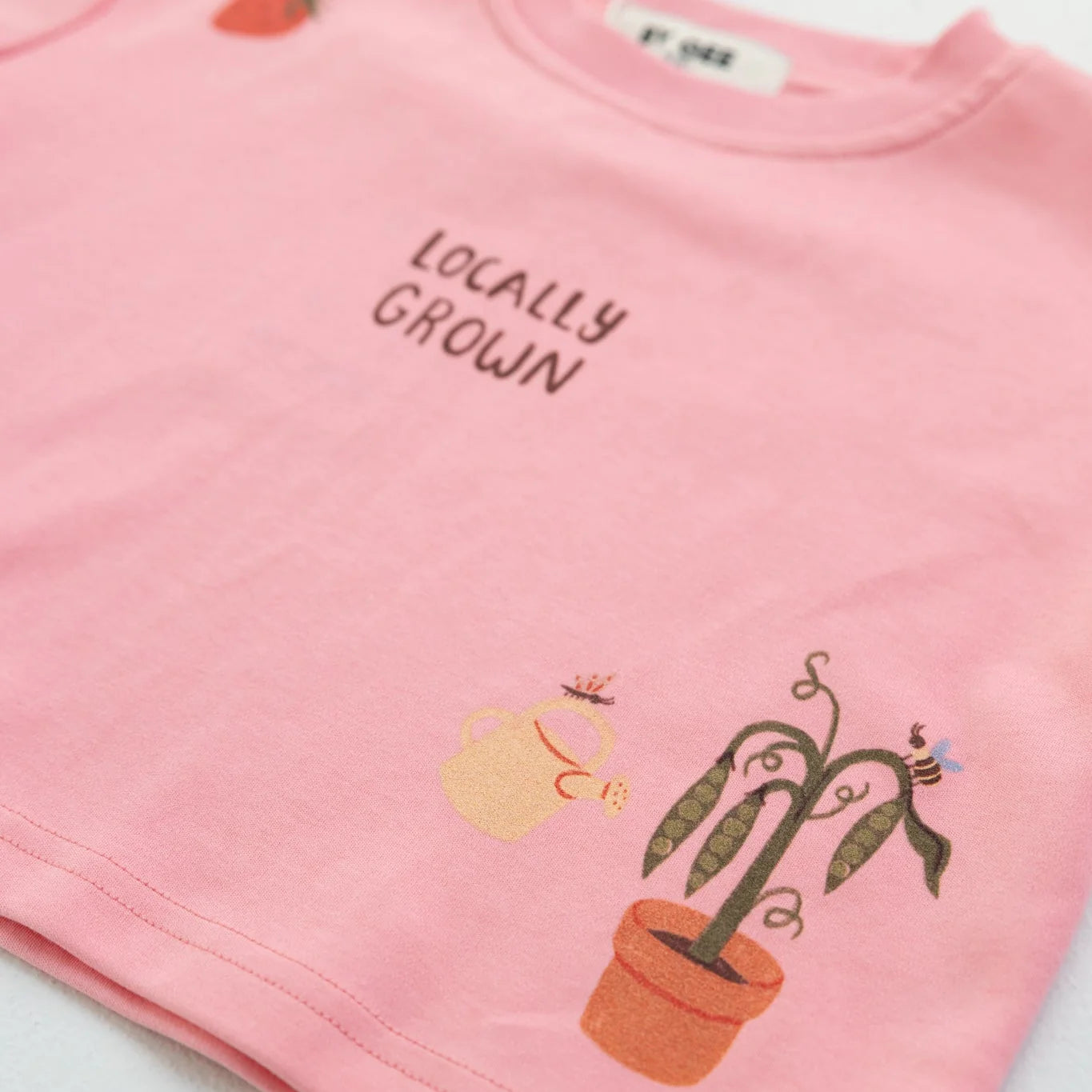 Locally Grown Oversized Boxy Tee - Fairy Floss