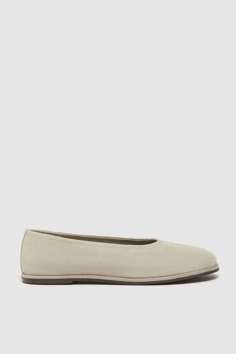 Kate Suede Flat - Sand