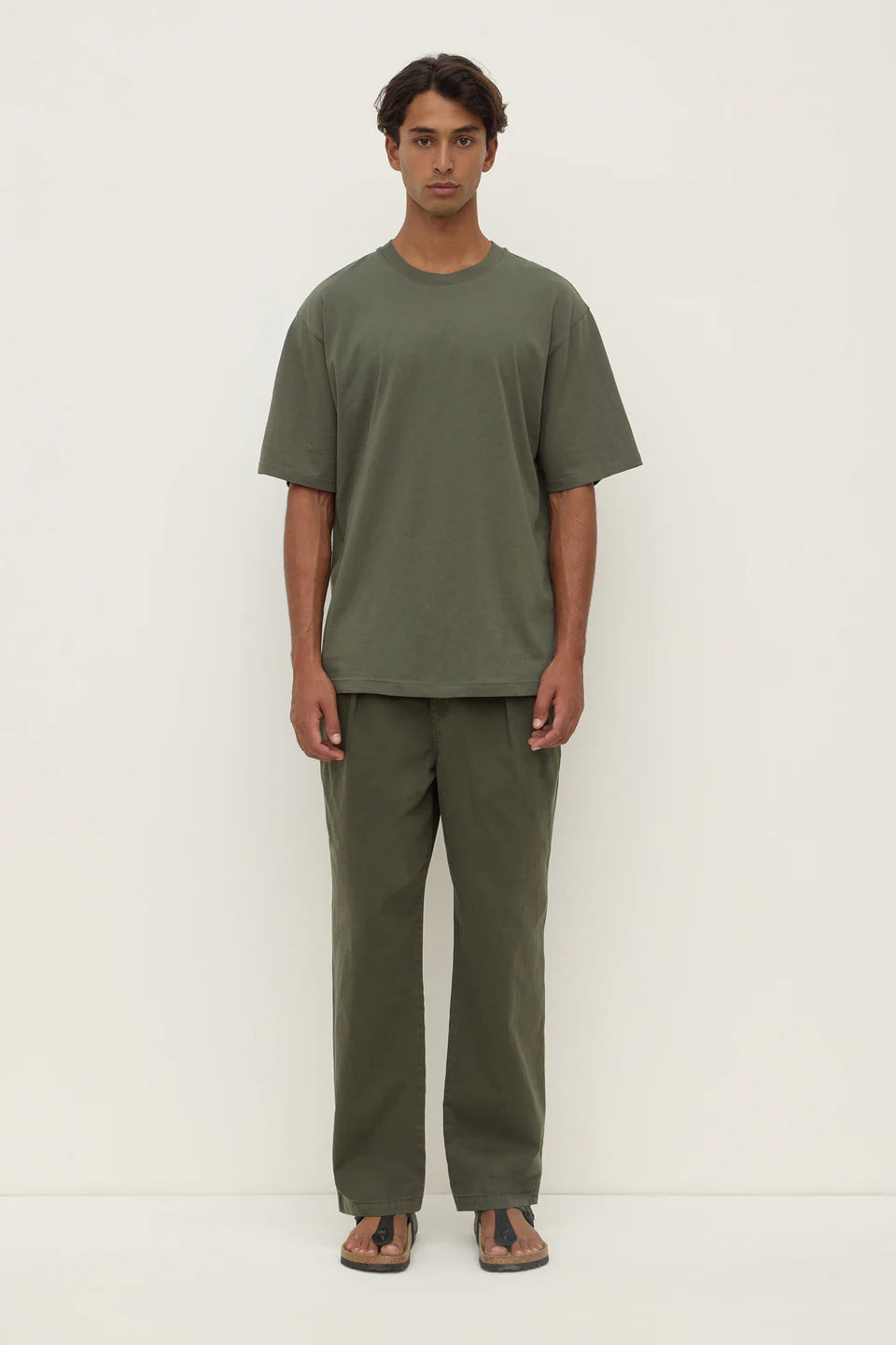 Knox Oversized Tee - Moss