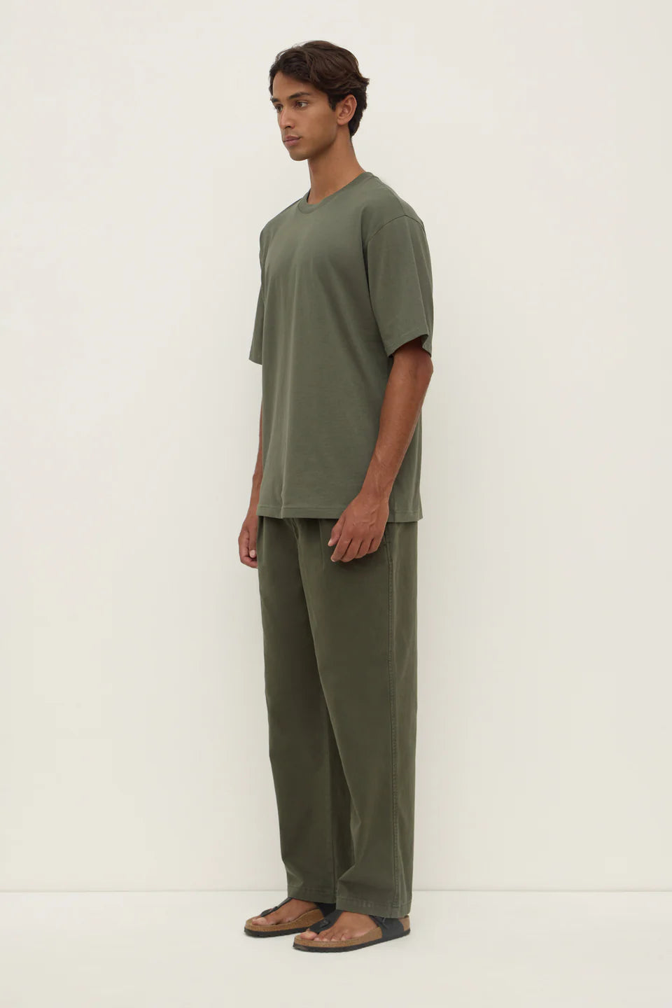 Knox Oversized Tee - Moss
