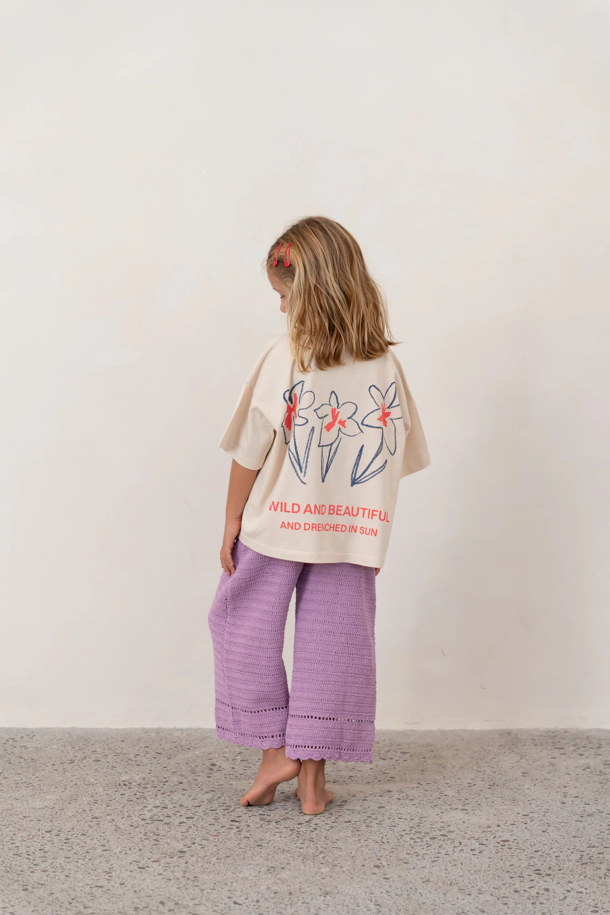 Live Like Flowers Tee - Stone