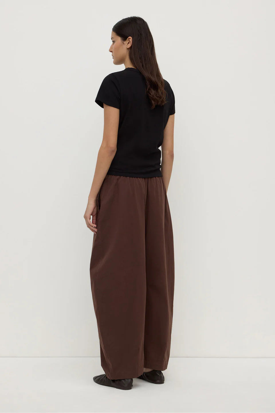 Lola Barrel Pant - Ganache