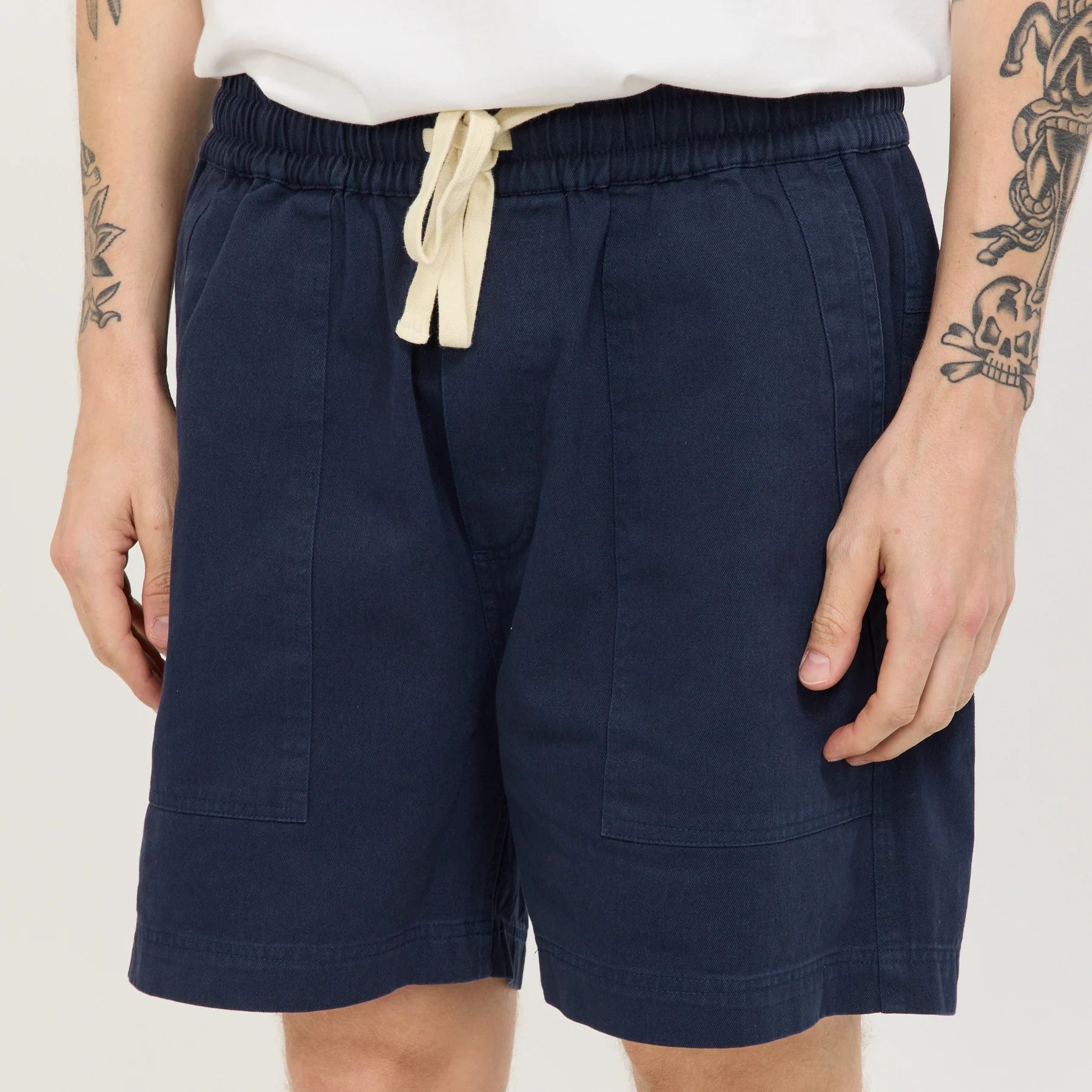 Twill Shorts - Navy