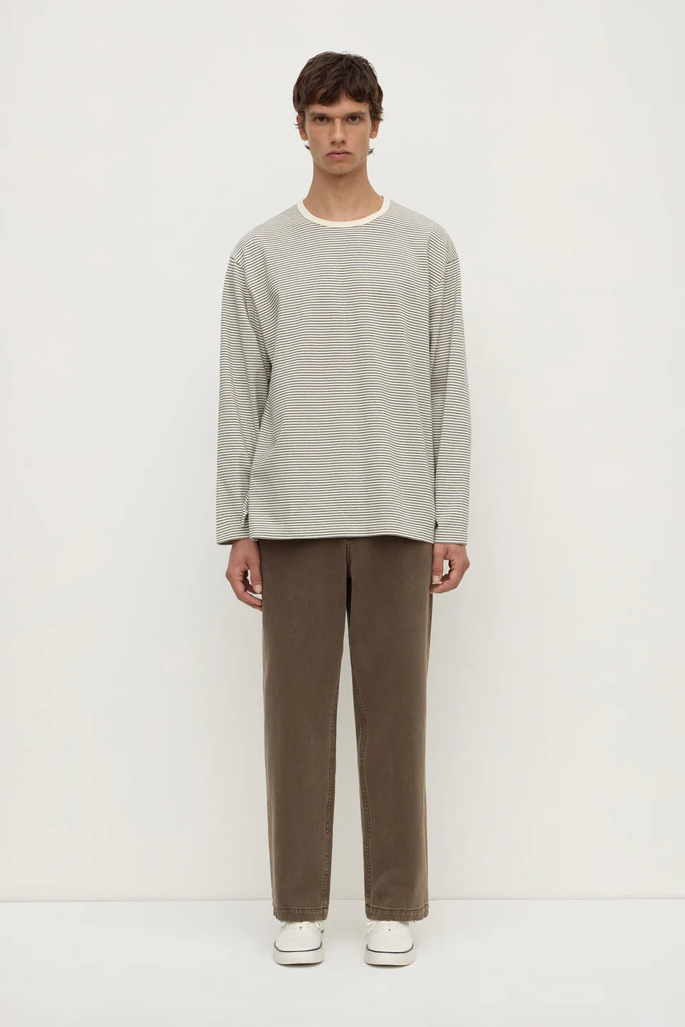 Malone Stripe Long Sleeve Tee