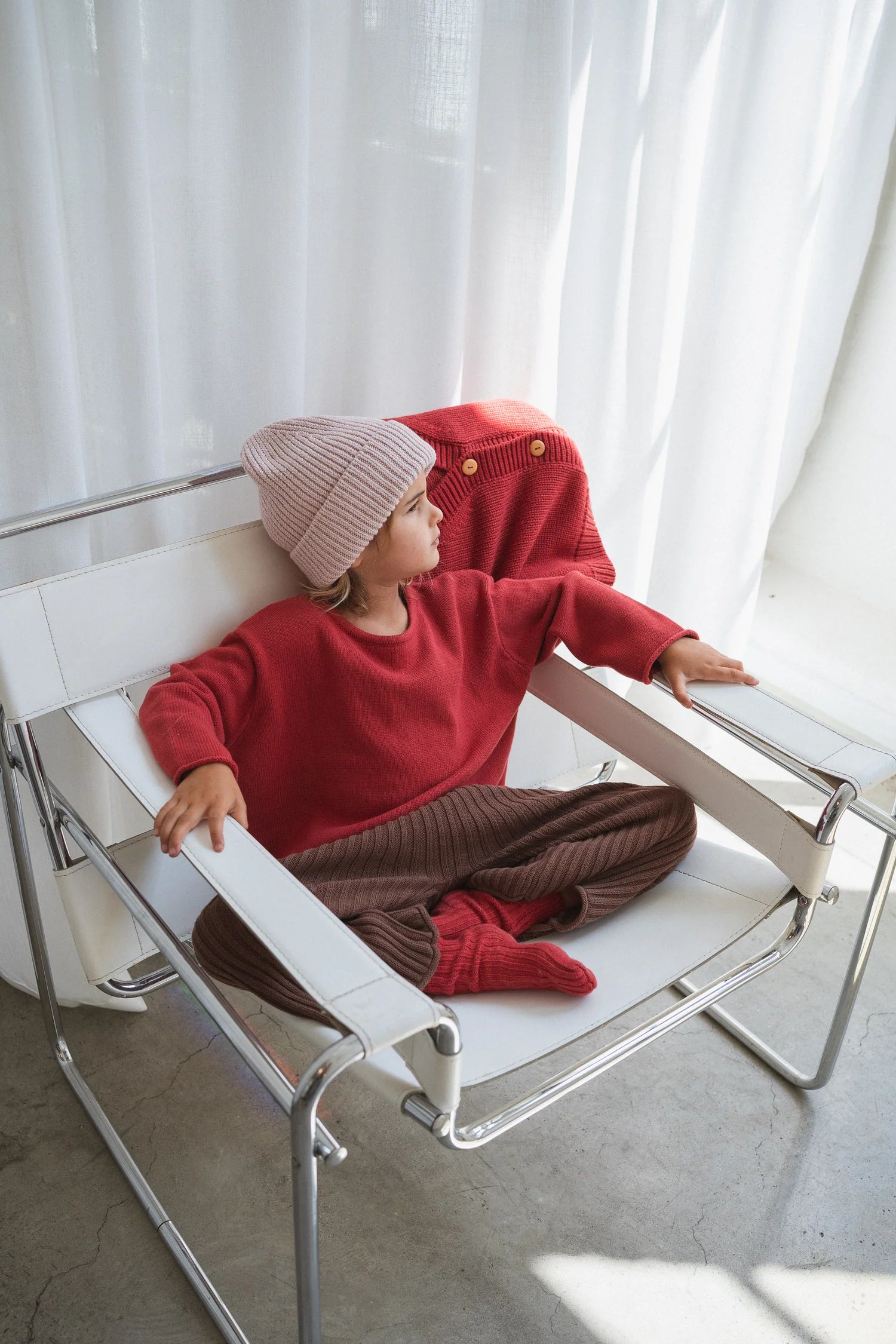 Essential Knit Jumper | Chilli