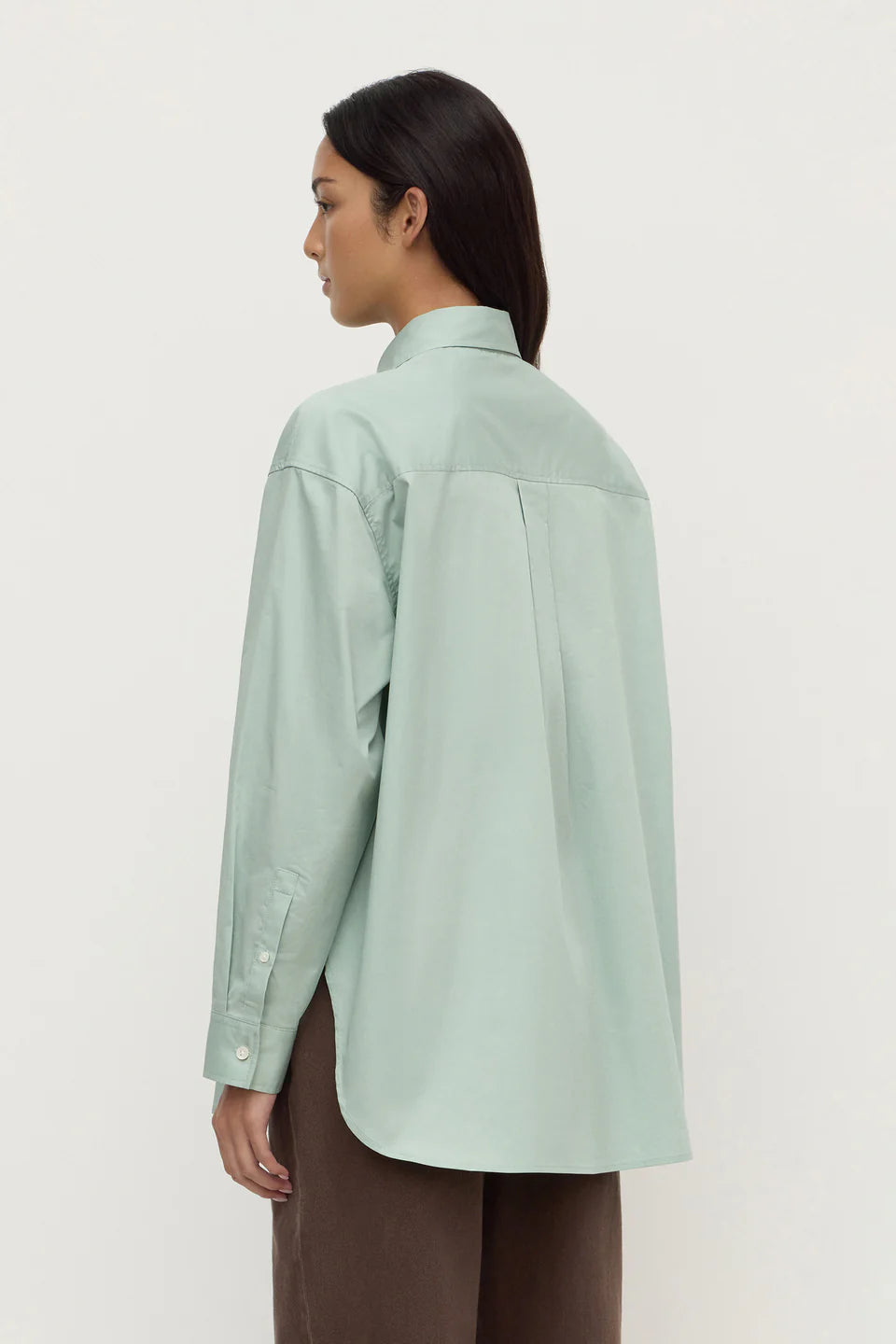 Marigold Poplin Shirt - Mint