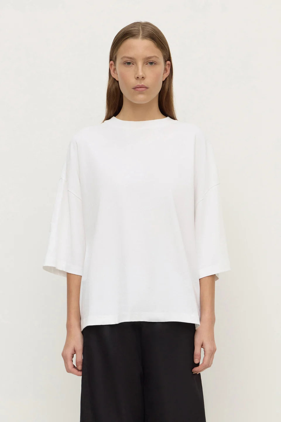 Max Cotton Oversized Tee – White