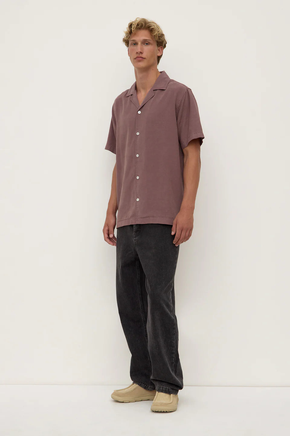 Miller Short Sleeve Shirt - Plum