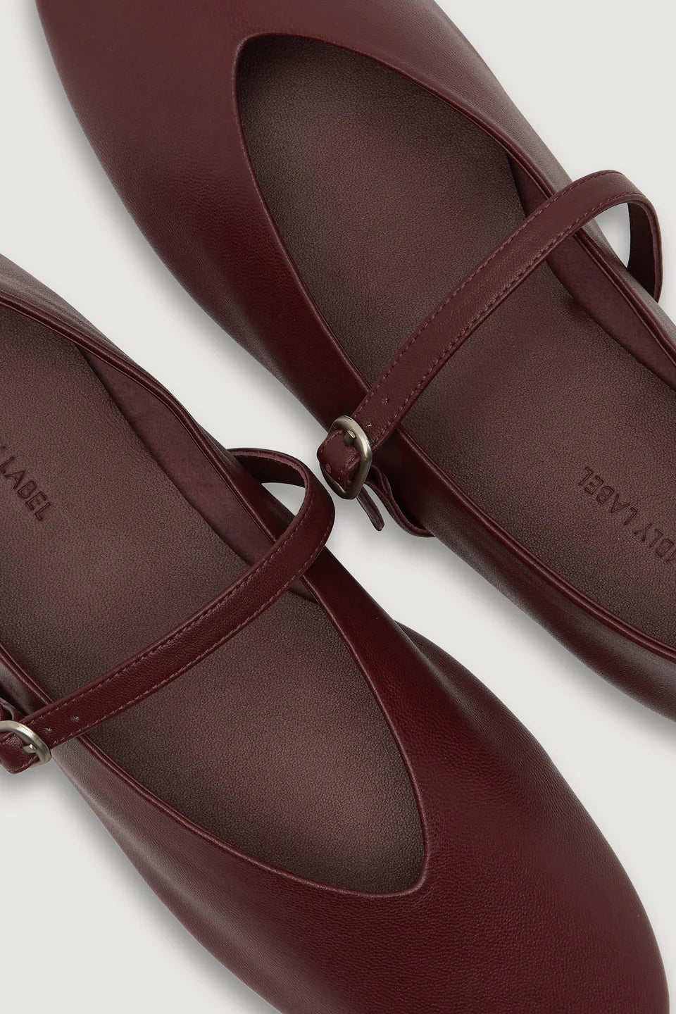 Millie Leather Ballet Flat - Raisin