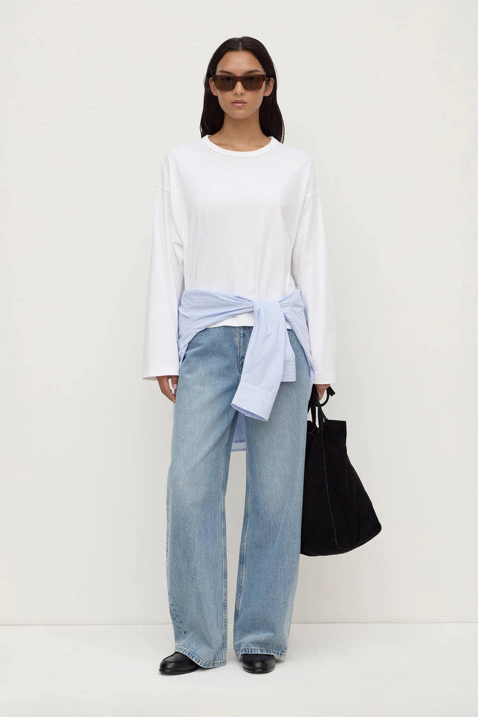 Nikita Wide Sleeve Tee - White