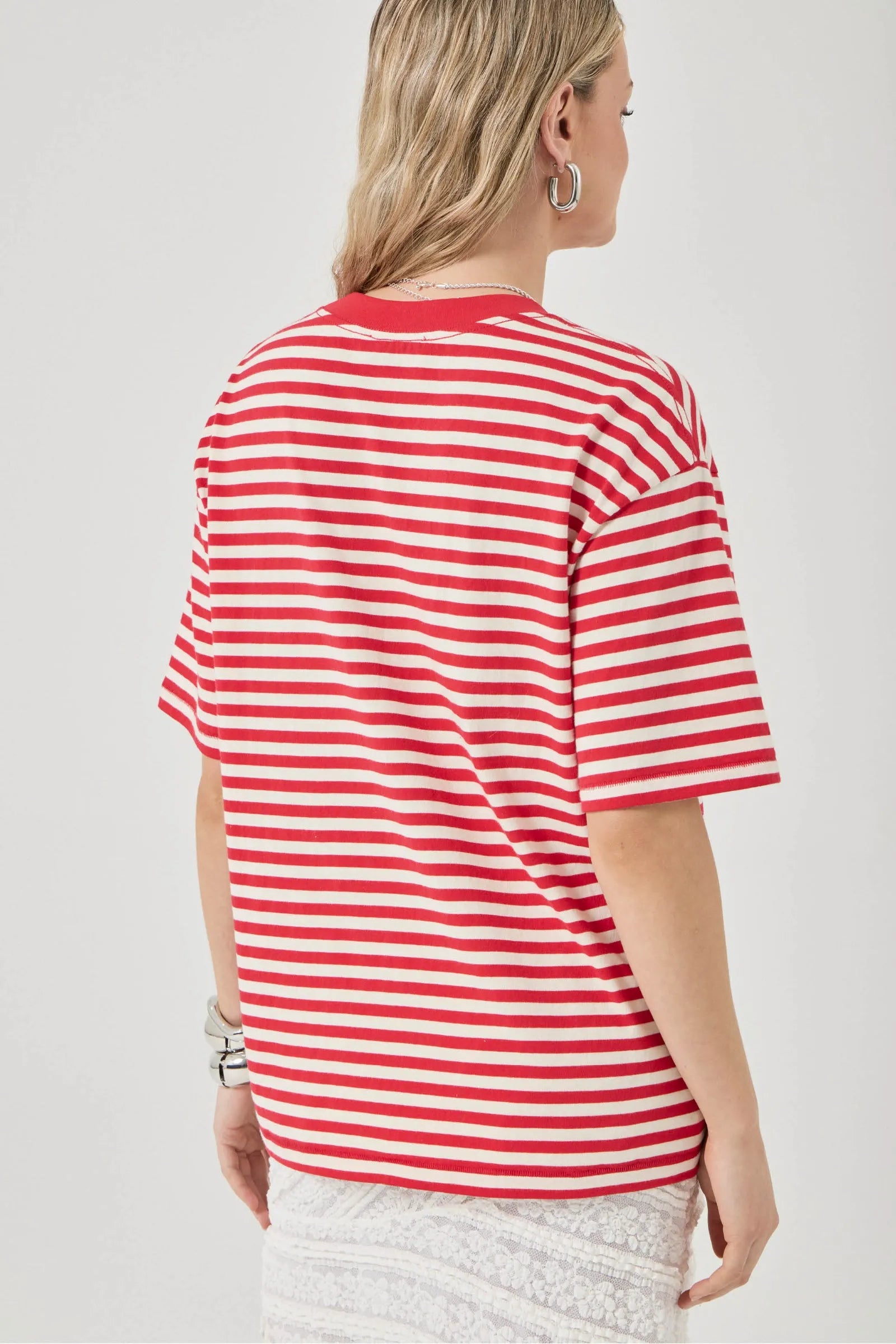 Off Duty Tee - Candy Stripe