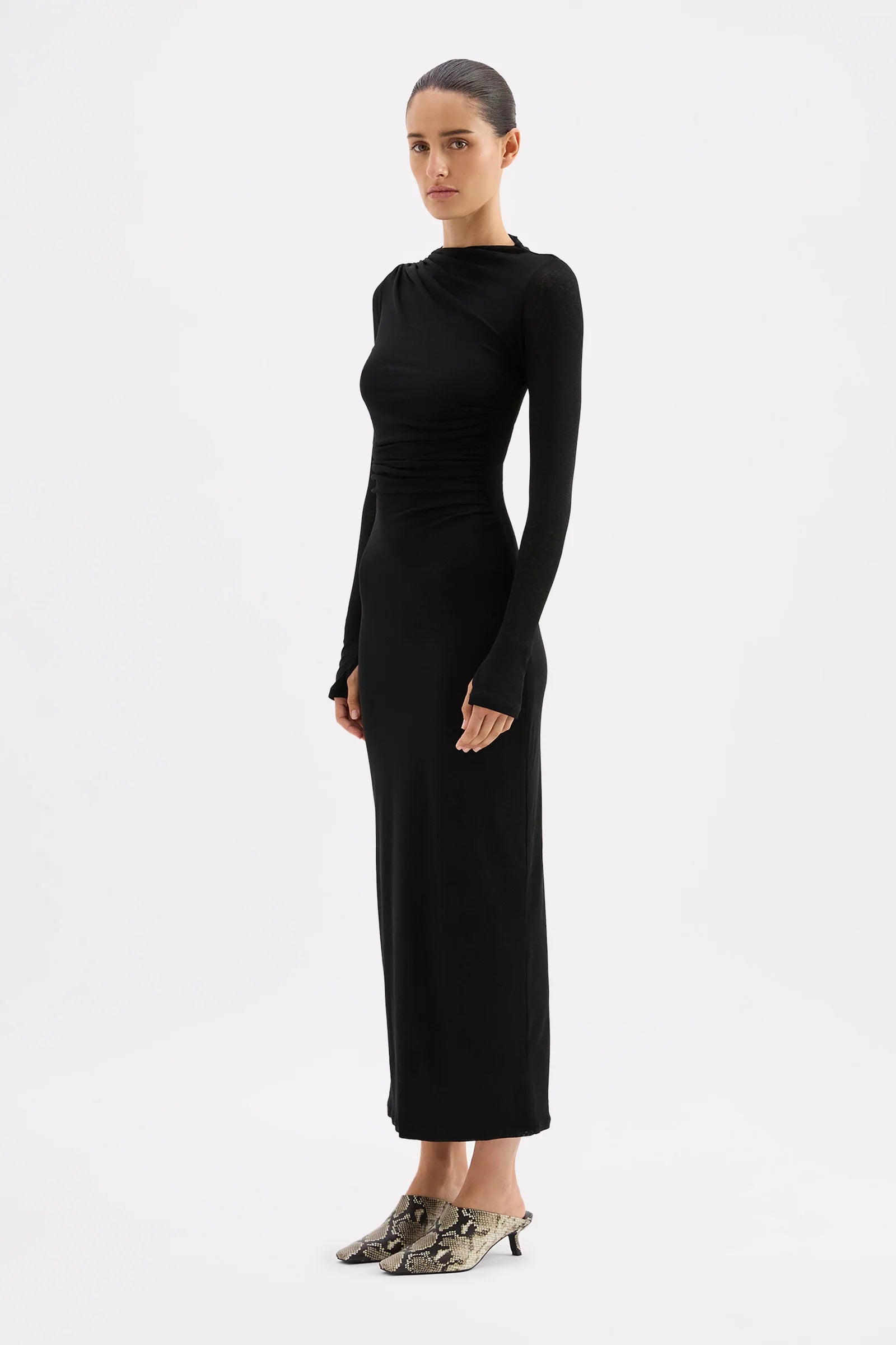 Juniper Mesh Dress - Black