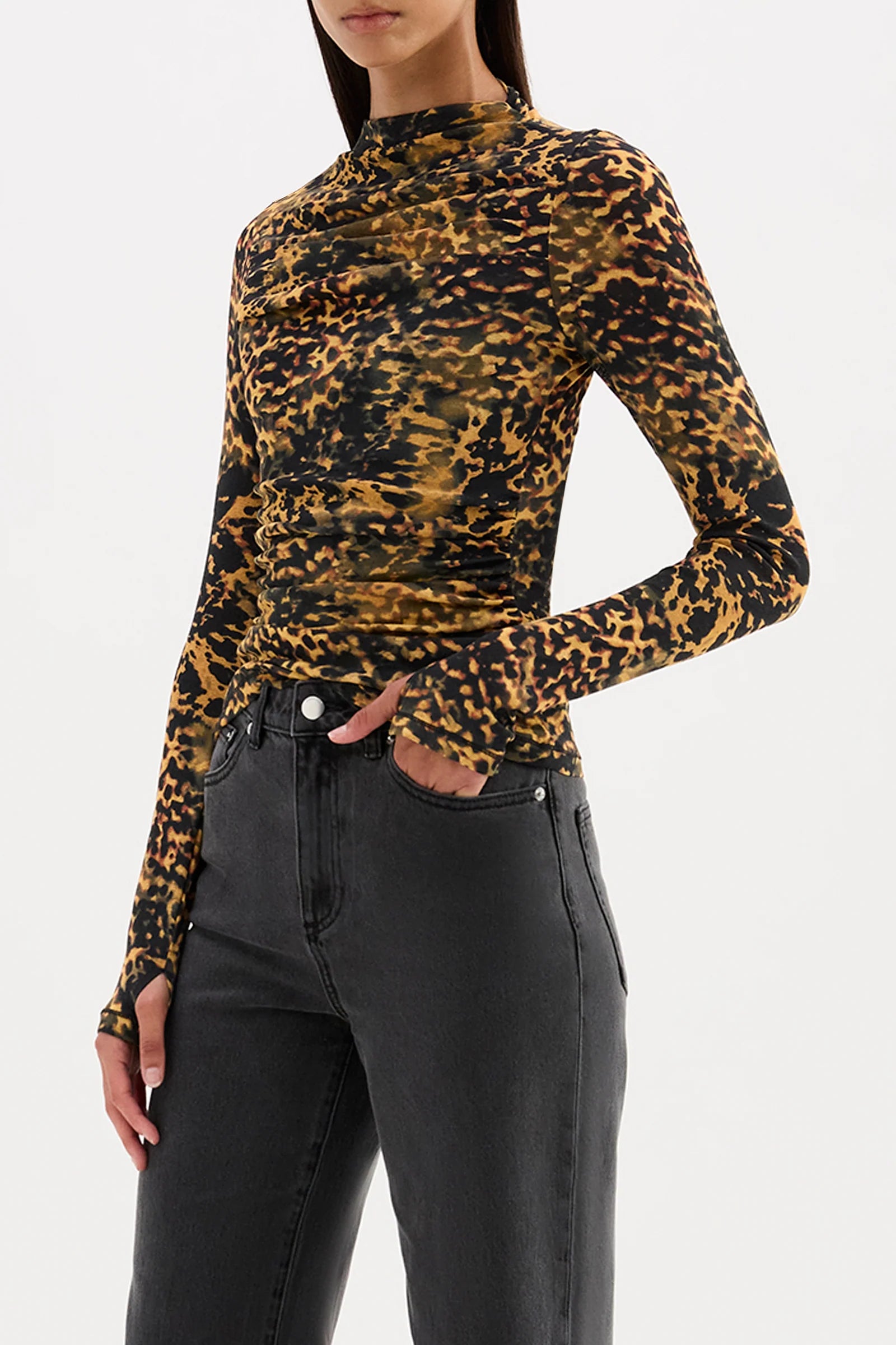 Tora Mesh Ls Top - Tora