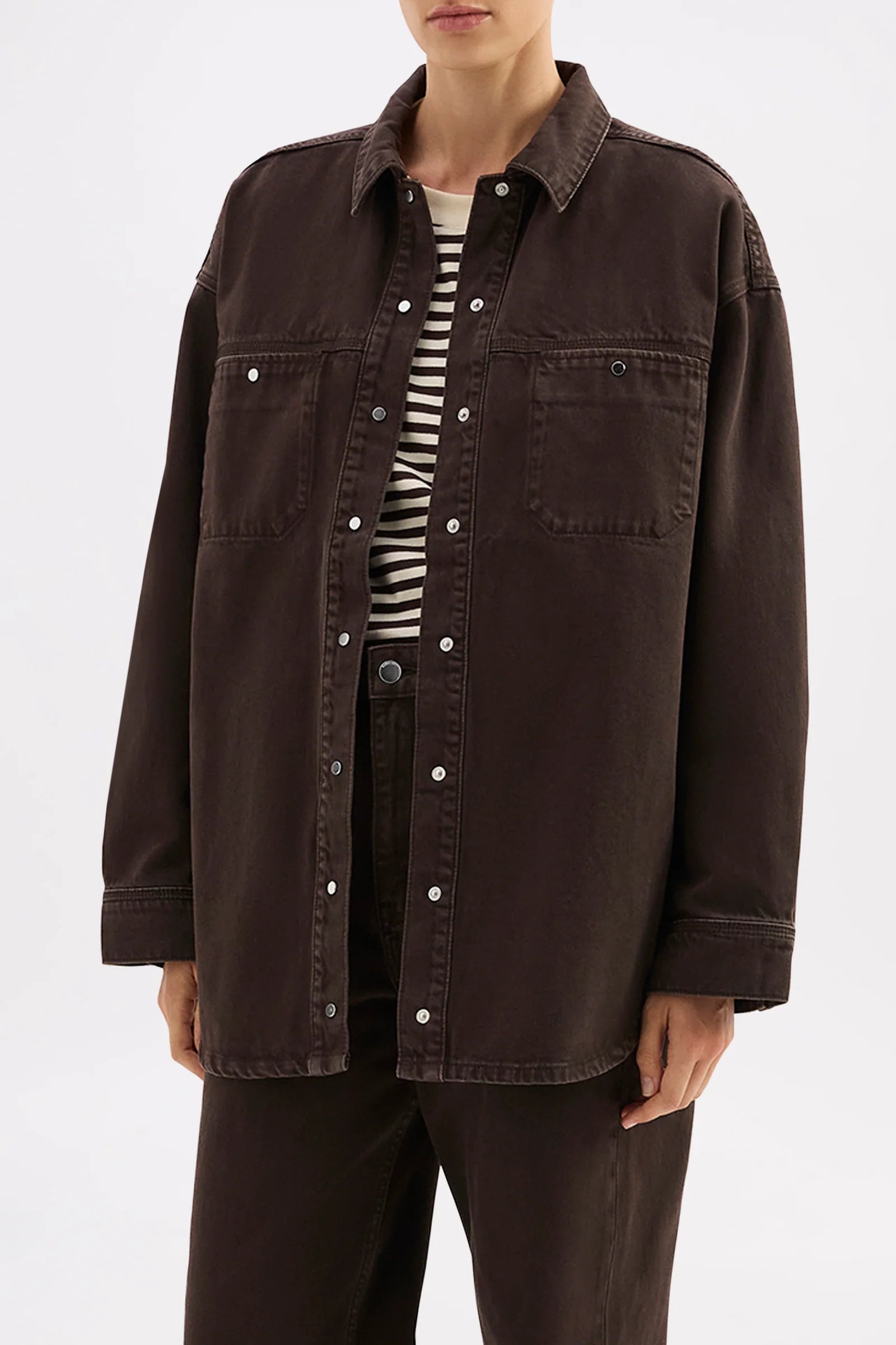 Braz Denim Jacket - Espresso
