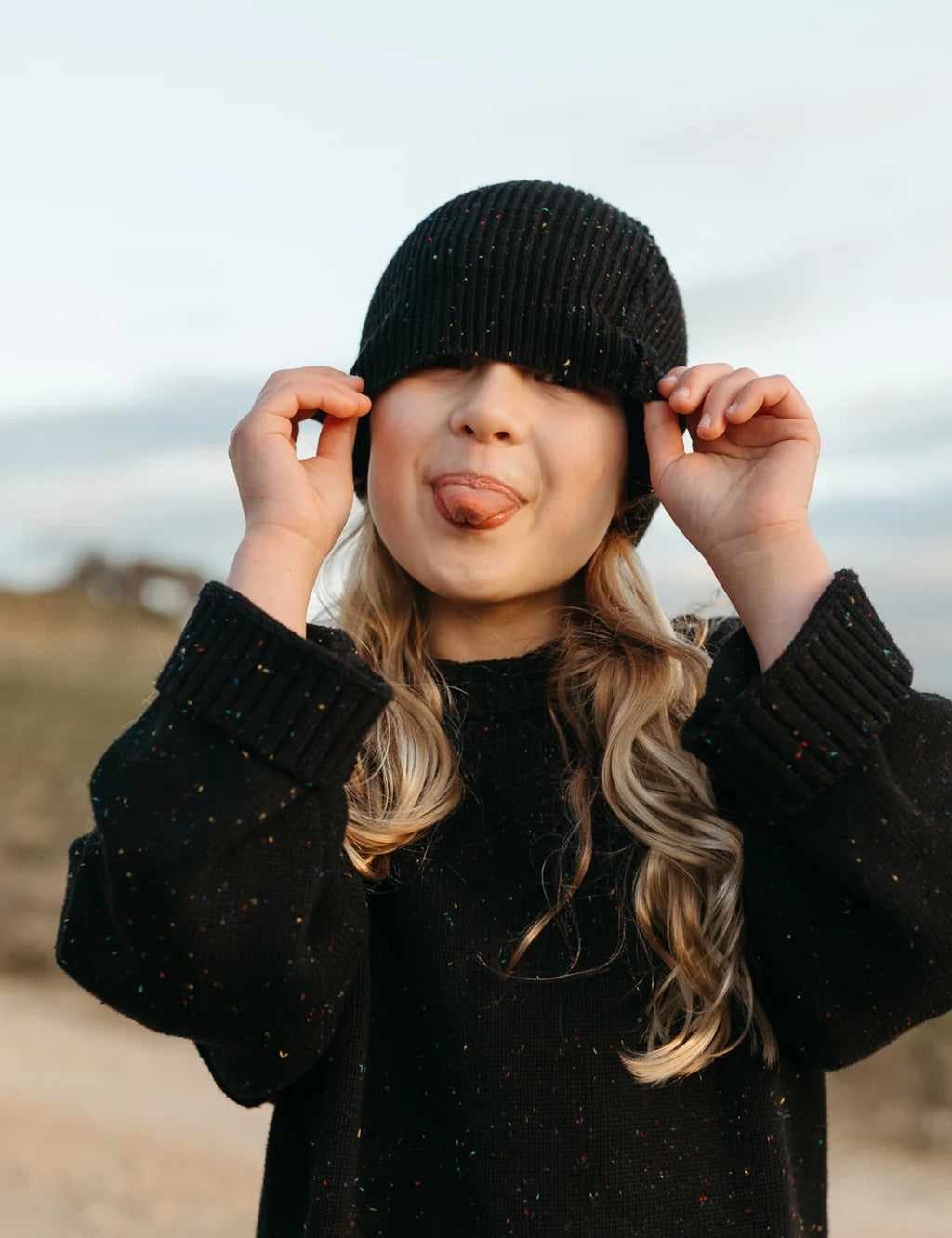 Cotton Beanie - Galaxy Speckle