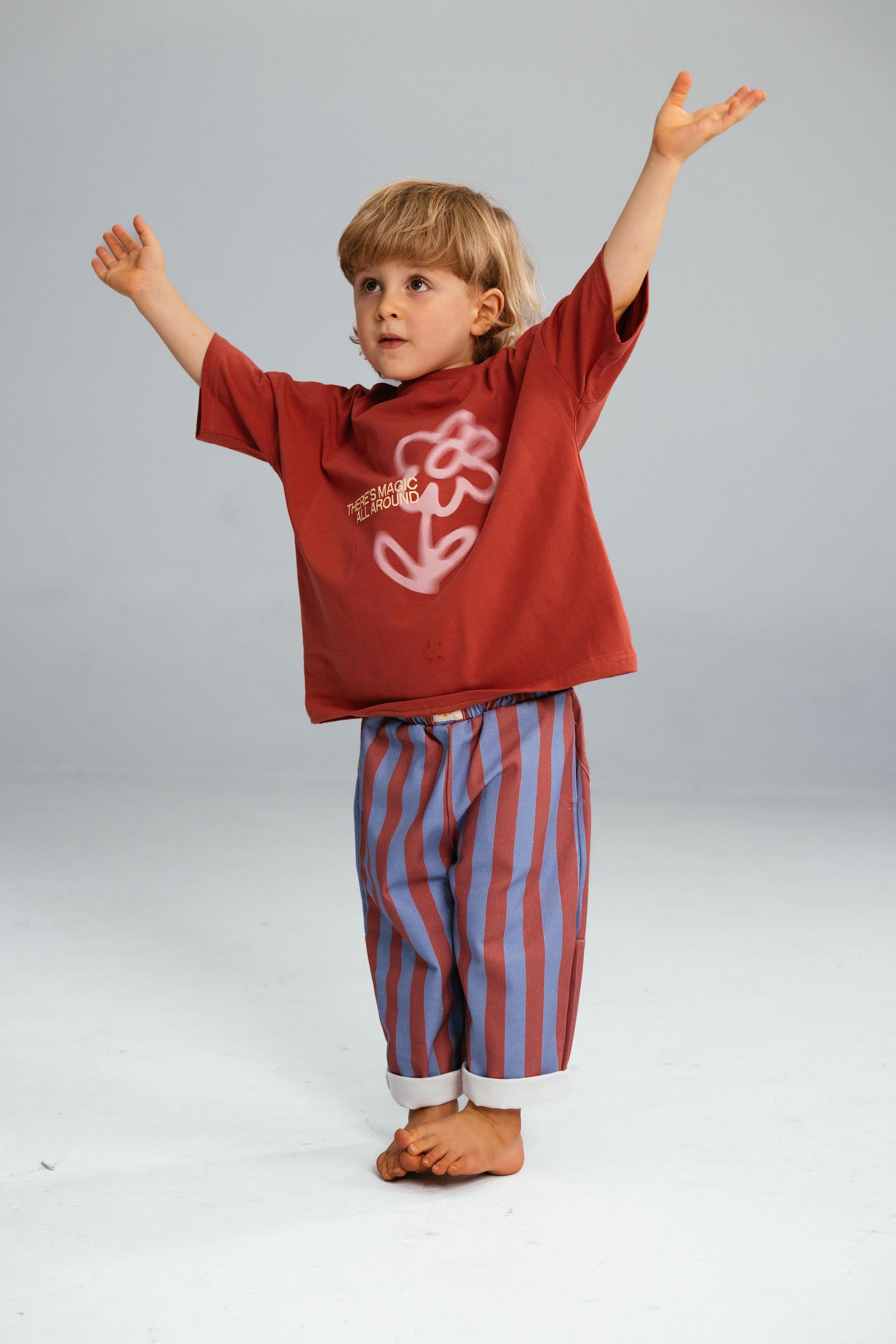 Stripe Twill Pants - Courtside