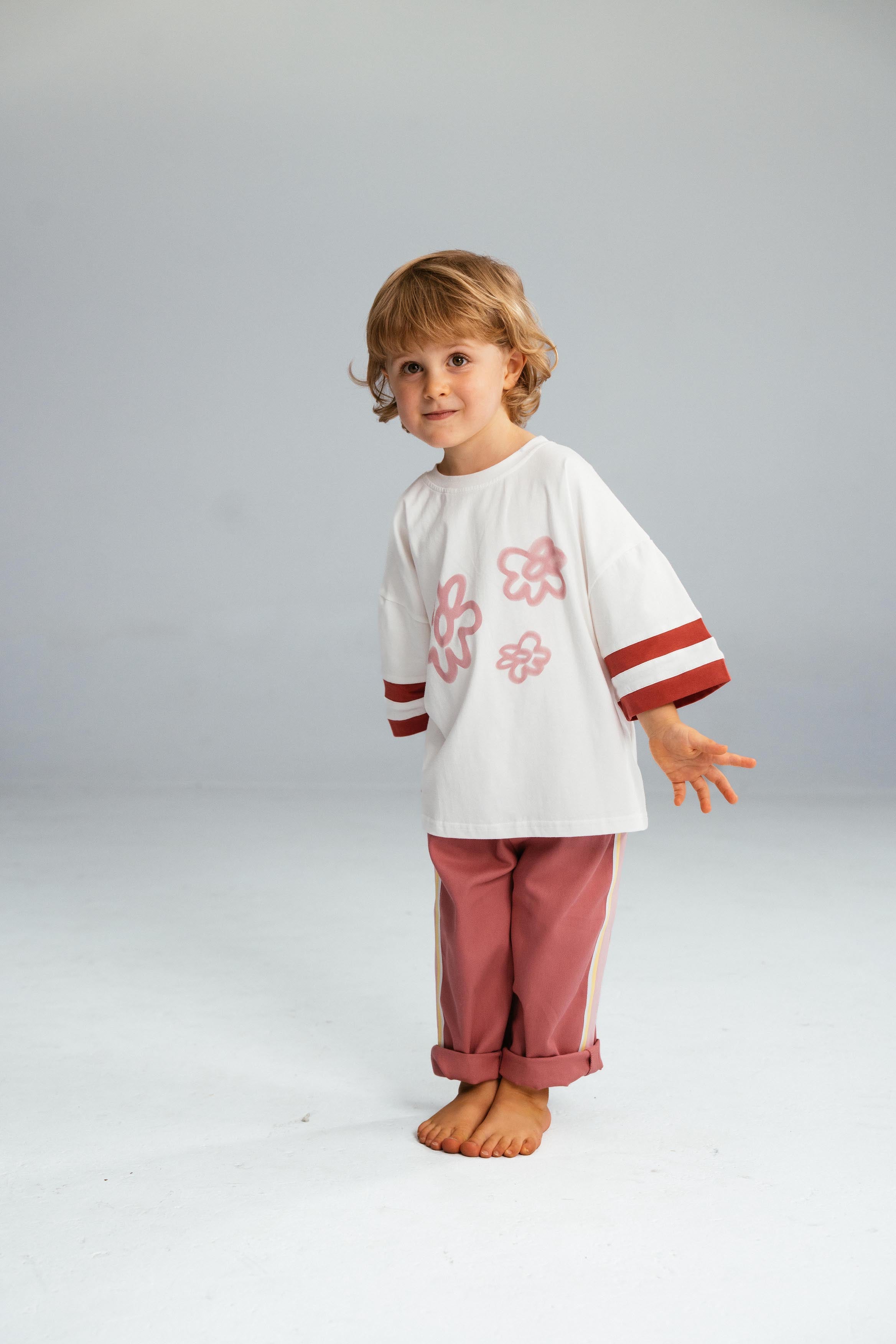 Twill Pants - Cherry