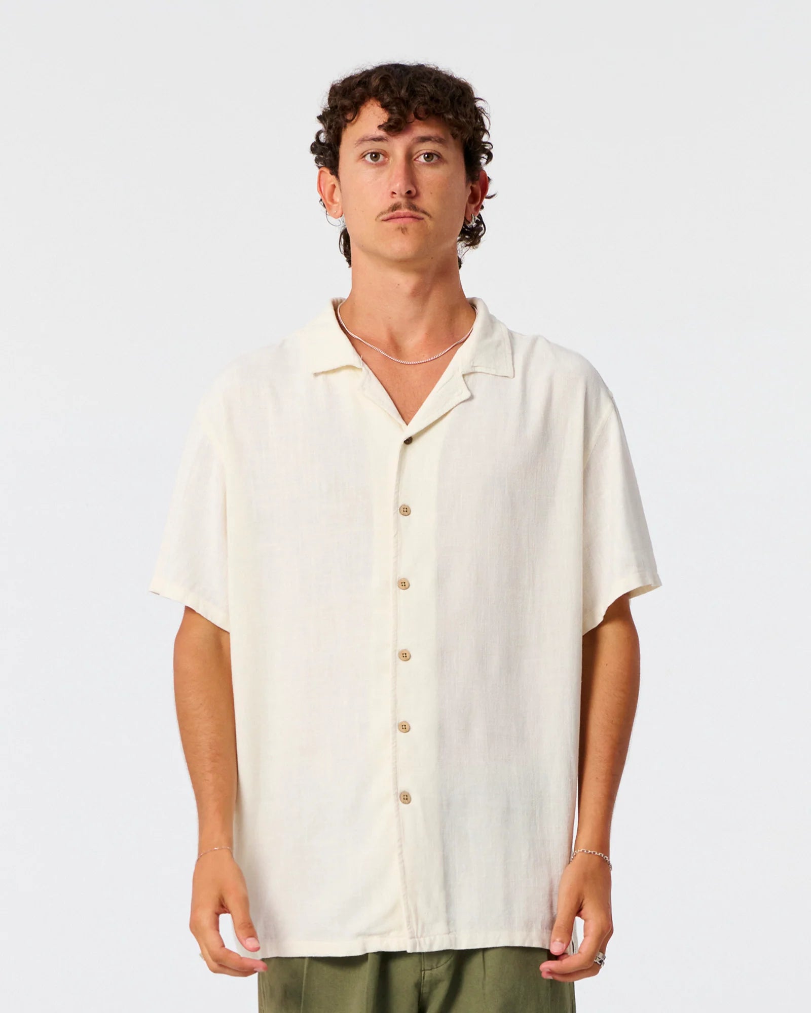 Ernie Resort Shirt - Ecru