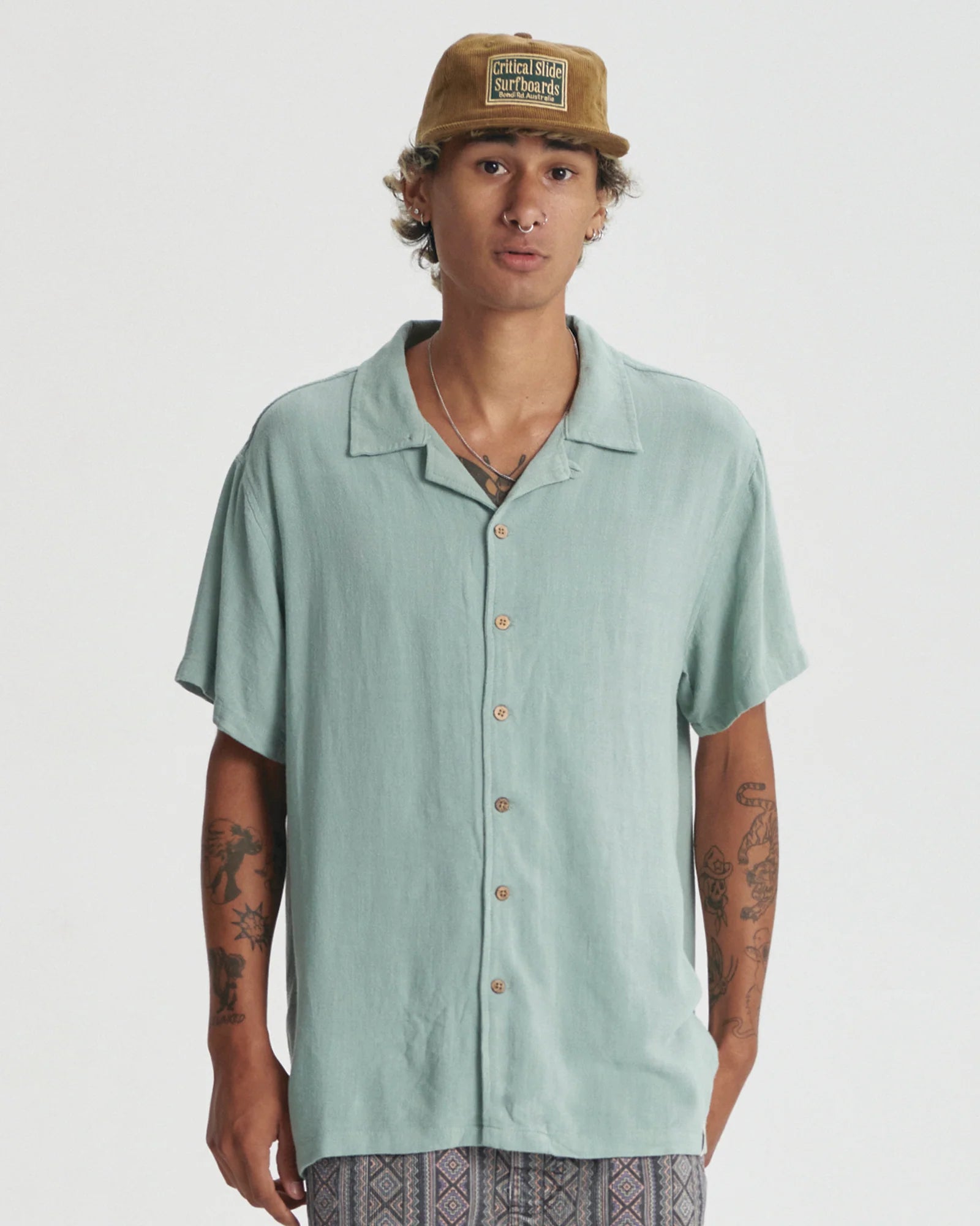 Ernie Resort Shirt - Sage
