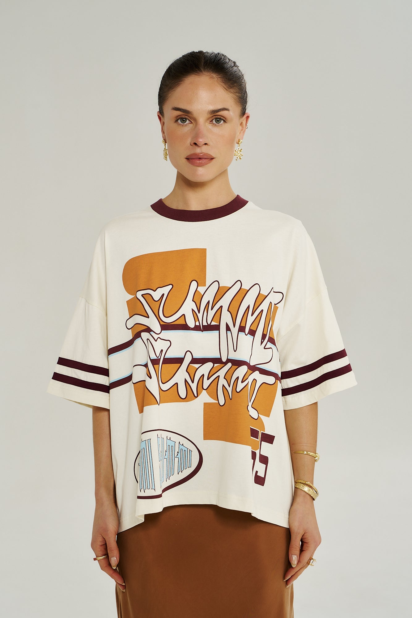 Bordeaux 55 Tee - Vintage White