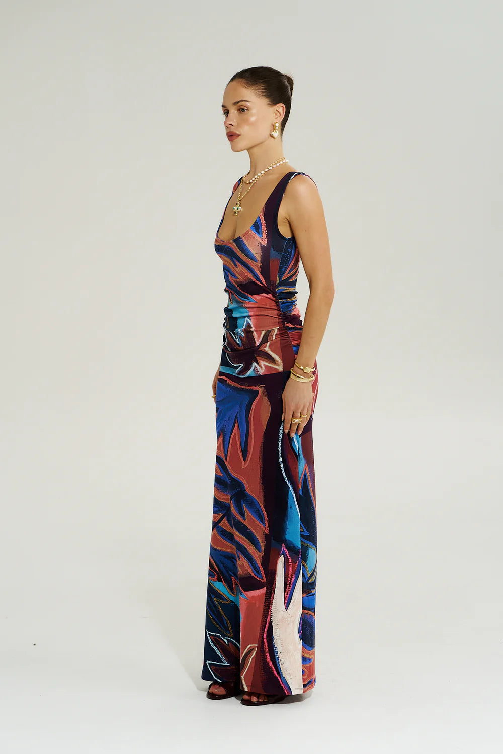 Emma Maxi Dress - Bordeaux