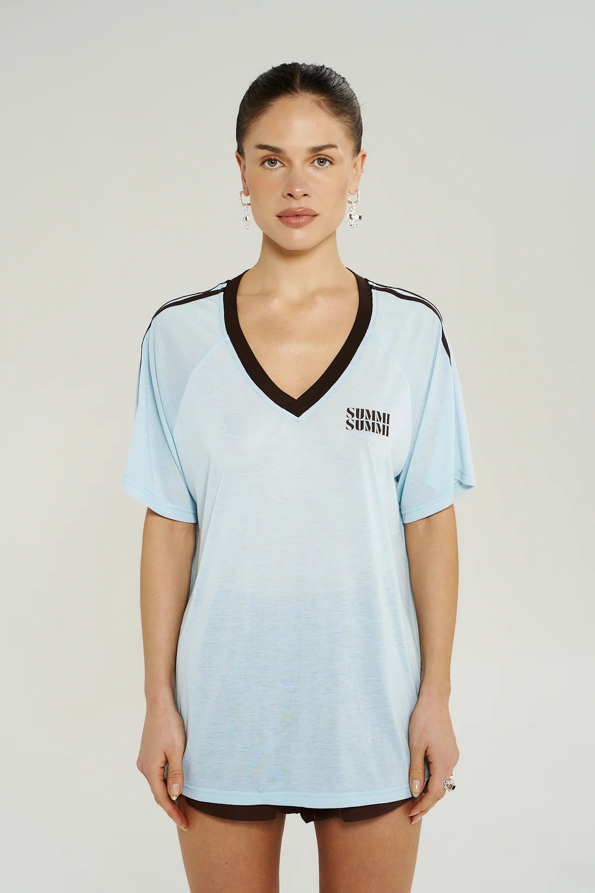 V Neck Mesh Tee - Icel