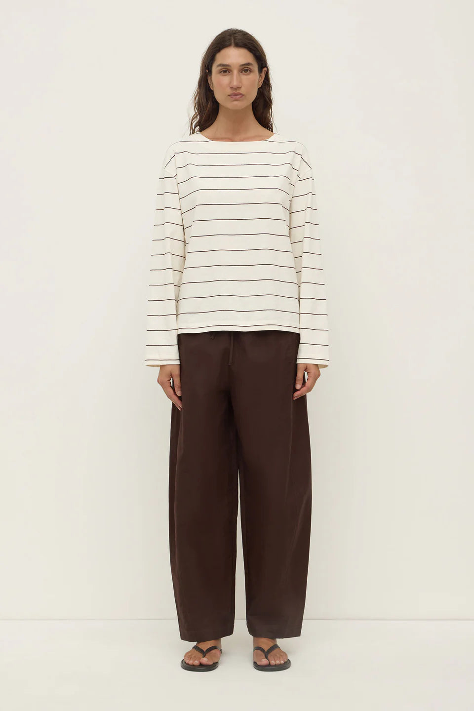 Scout Long Sleeve - Mulberry Stripe