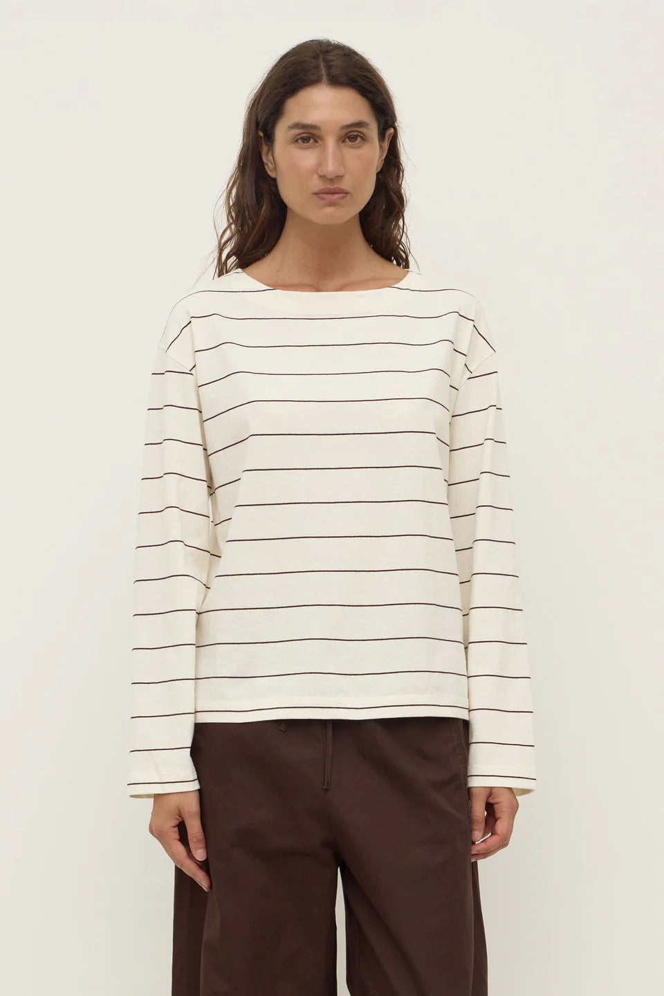 Scout Long Sleeve - Mulberry Stripe