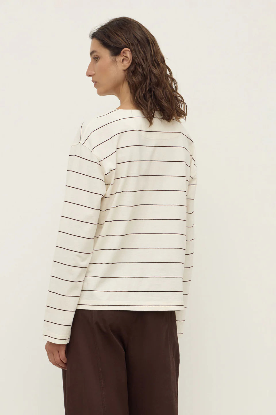 Scout Long Sleeve - Mulberry Stripe
