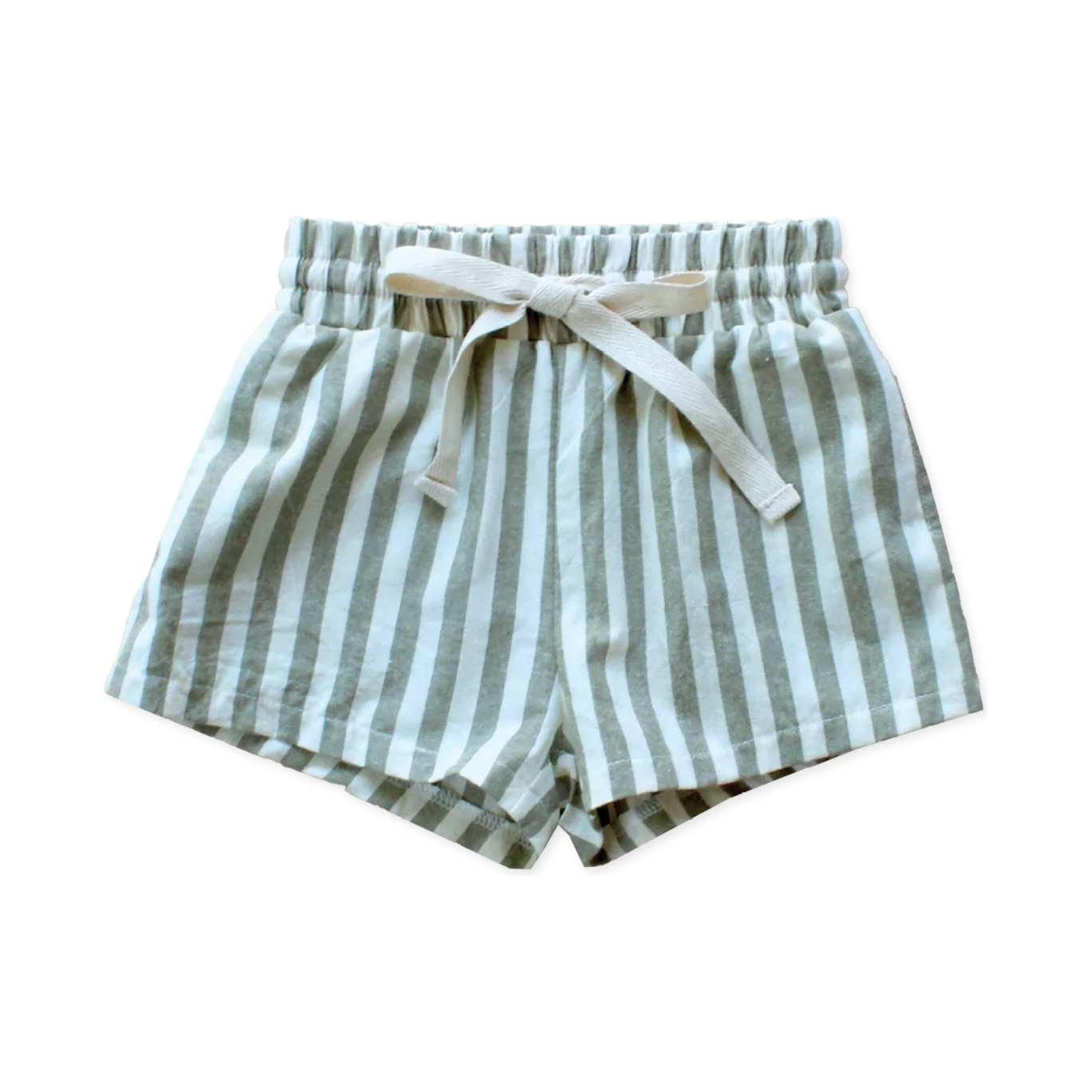 Sonny Label Stripe Shorts - Olive