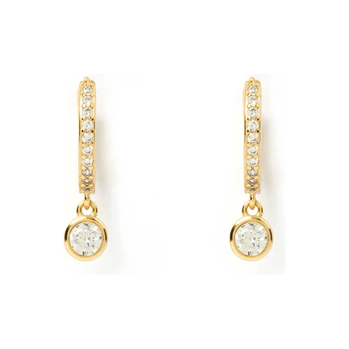 Arms of Eve Rhodes Gold Earrings - Stone