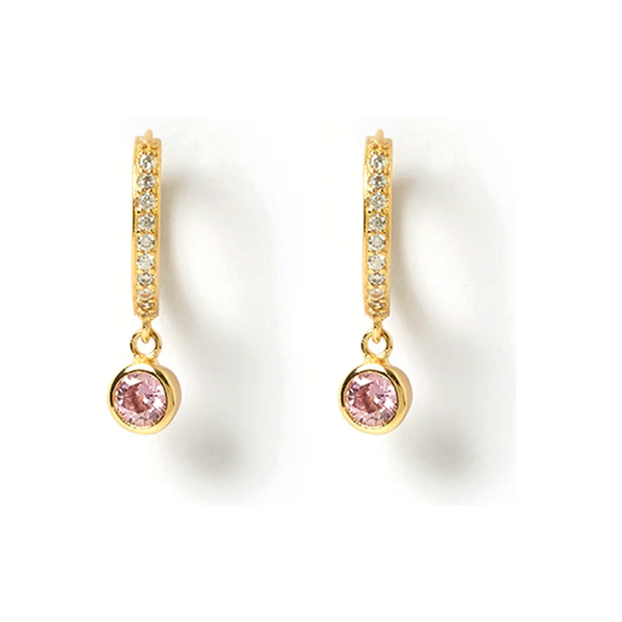 Arms of Eve Rhodes Gold Earrings - Pink