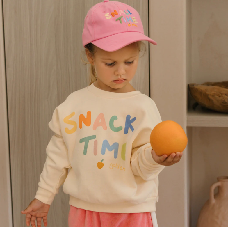 Snack Time Sweater - Cream