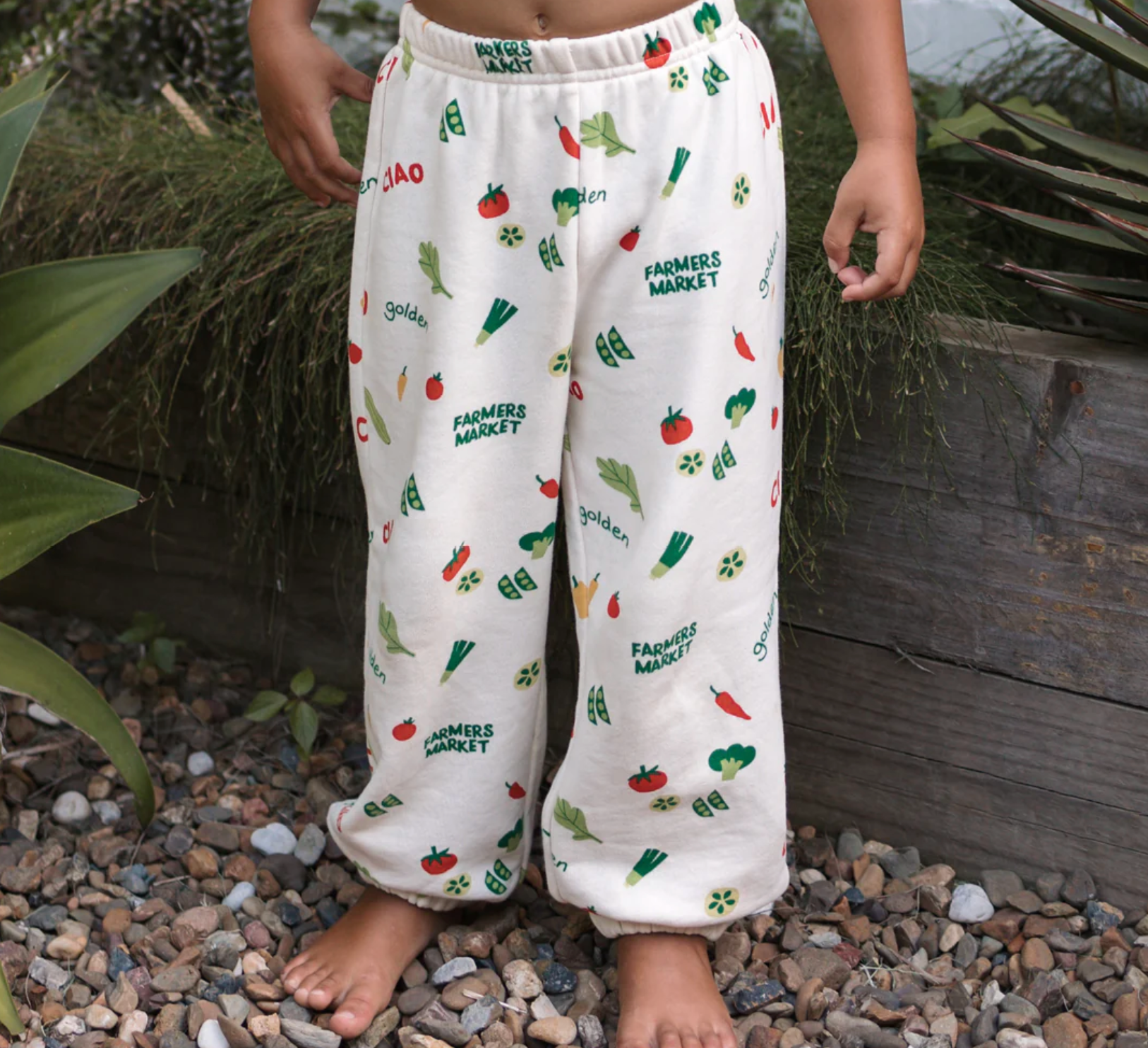 Ciao Farmers Market Trackpant - Buttercream