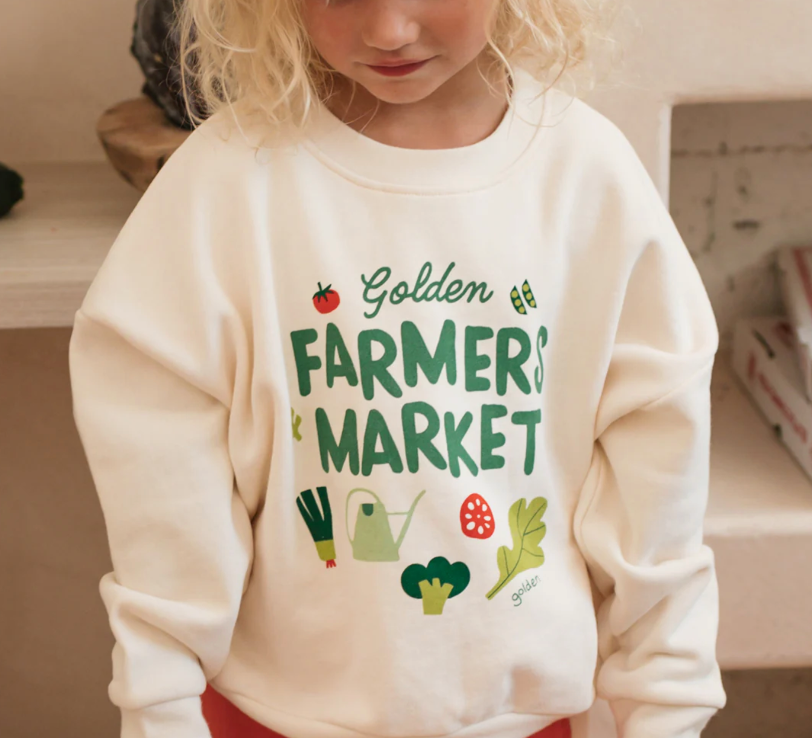 Farmers Market Sweater - Buttercream