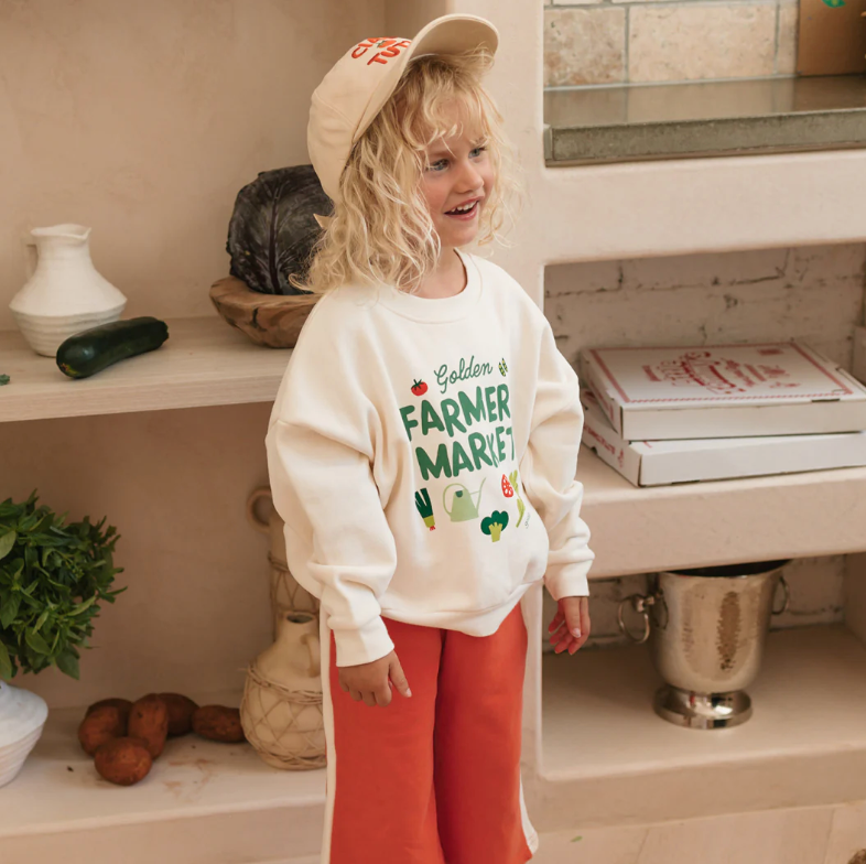 Farmers Market Sweater - Buttercream