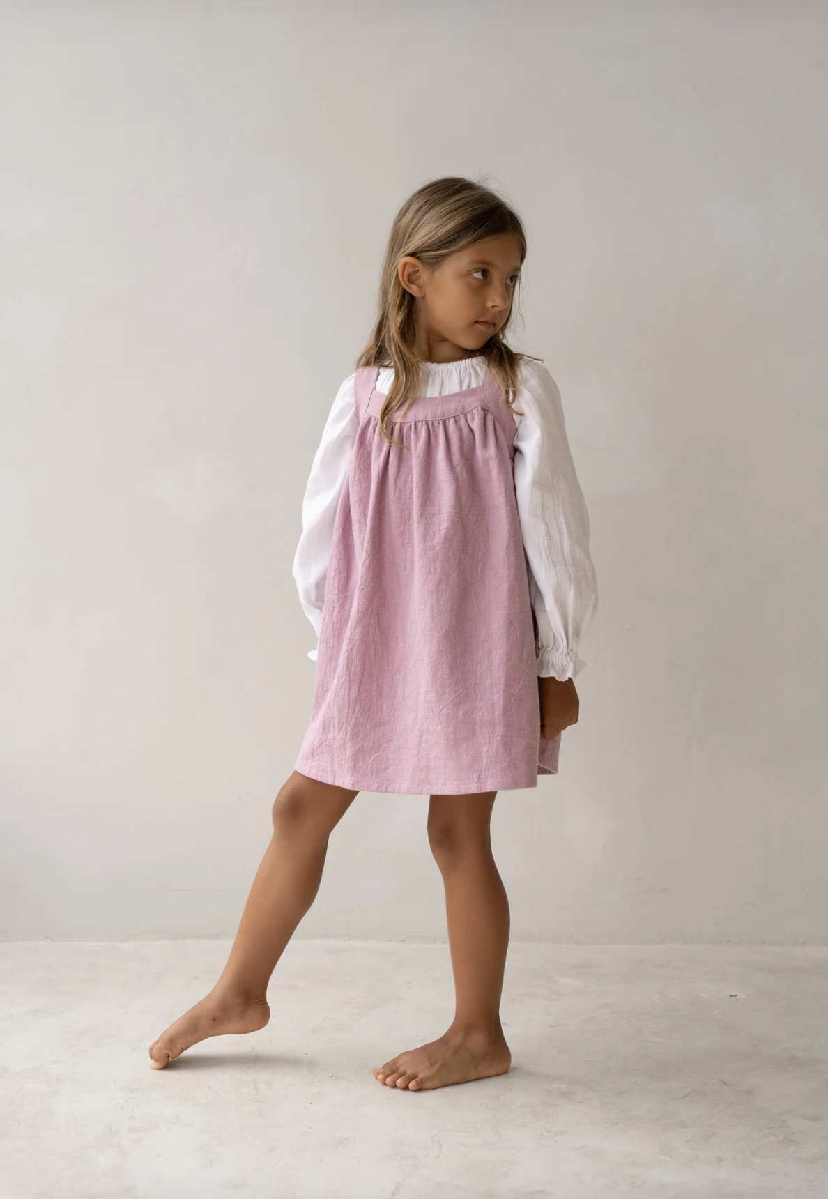 Iluka Pinafore - Mauve