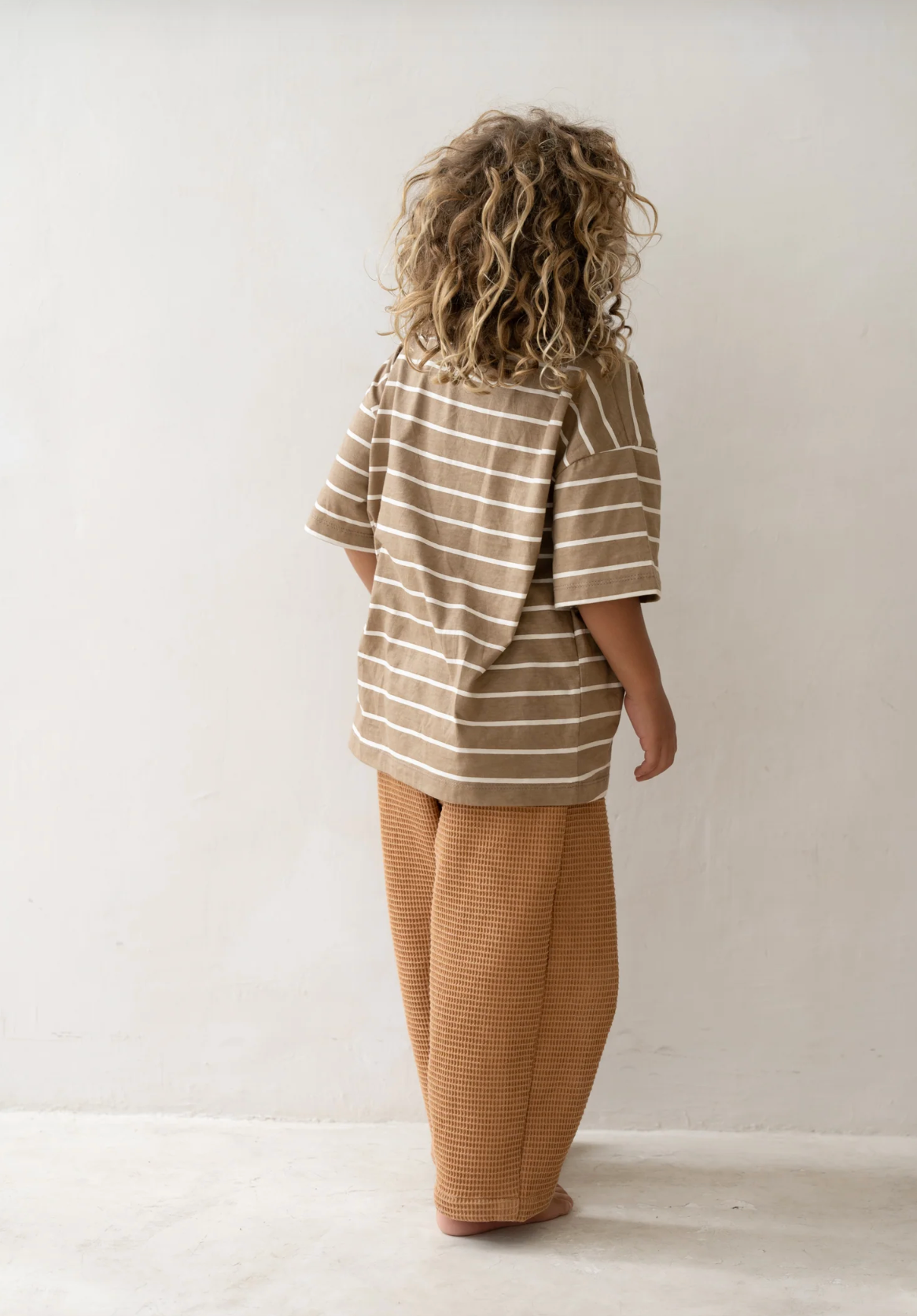 Basic Tee - Cocoa Stripe