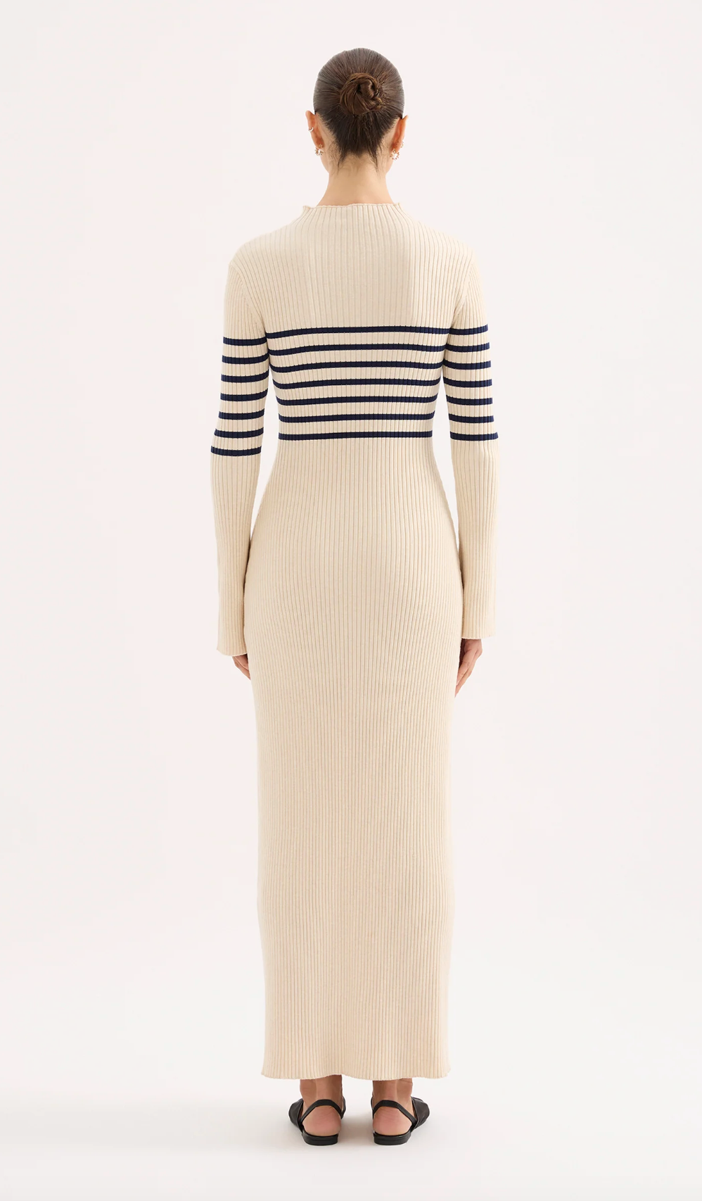 Misha Knit Maxi Dress - Cloud Stripe