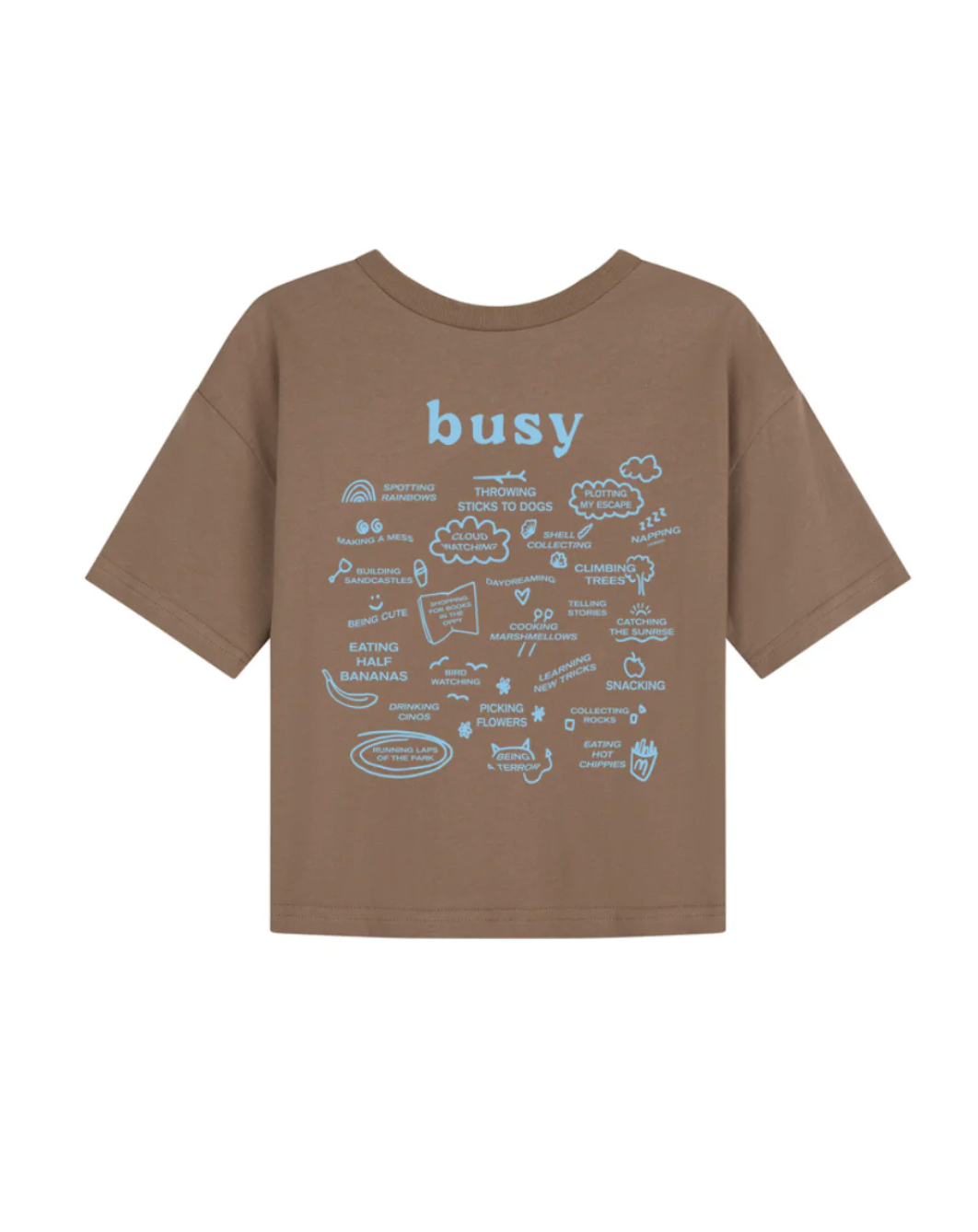 Busy Tee - Brown
