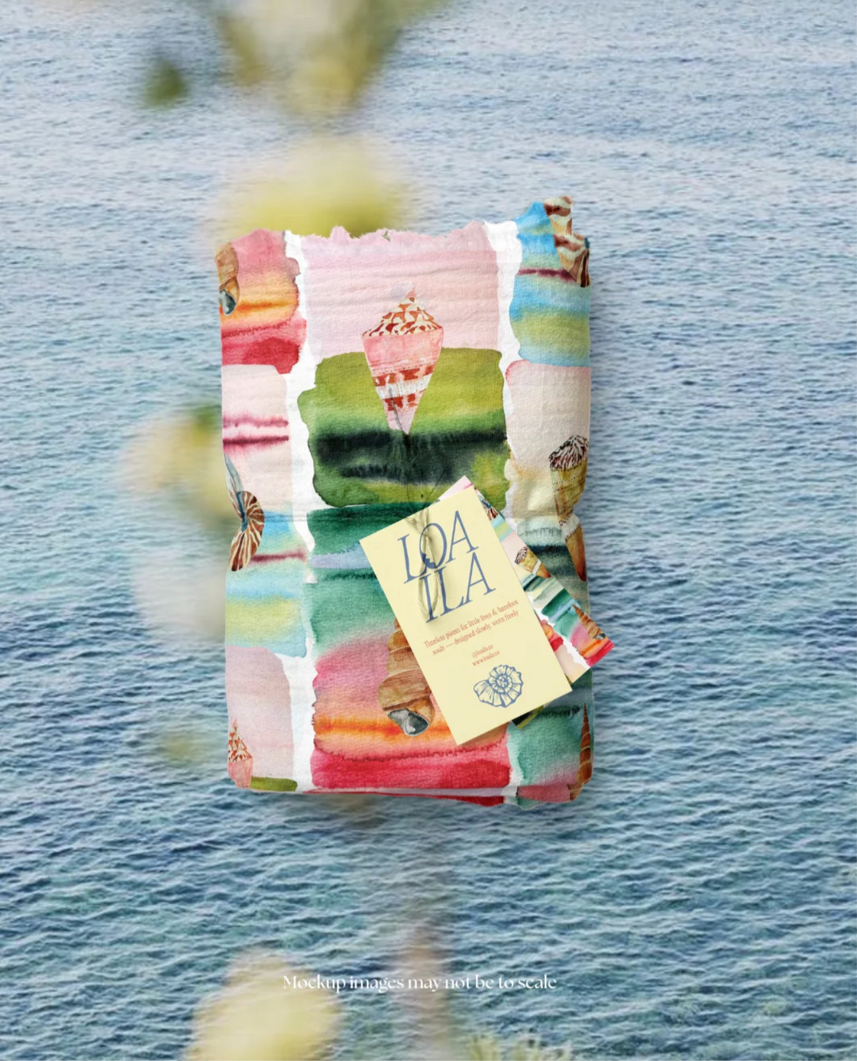 Bamboo & Cotton Wrap - Treasure Tide