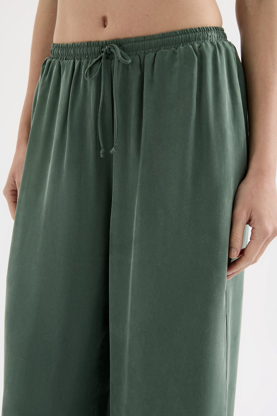 Leon Cupro Pant - Emerald