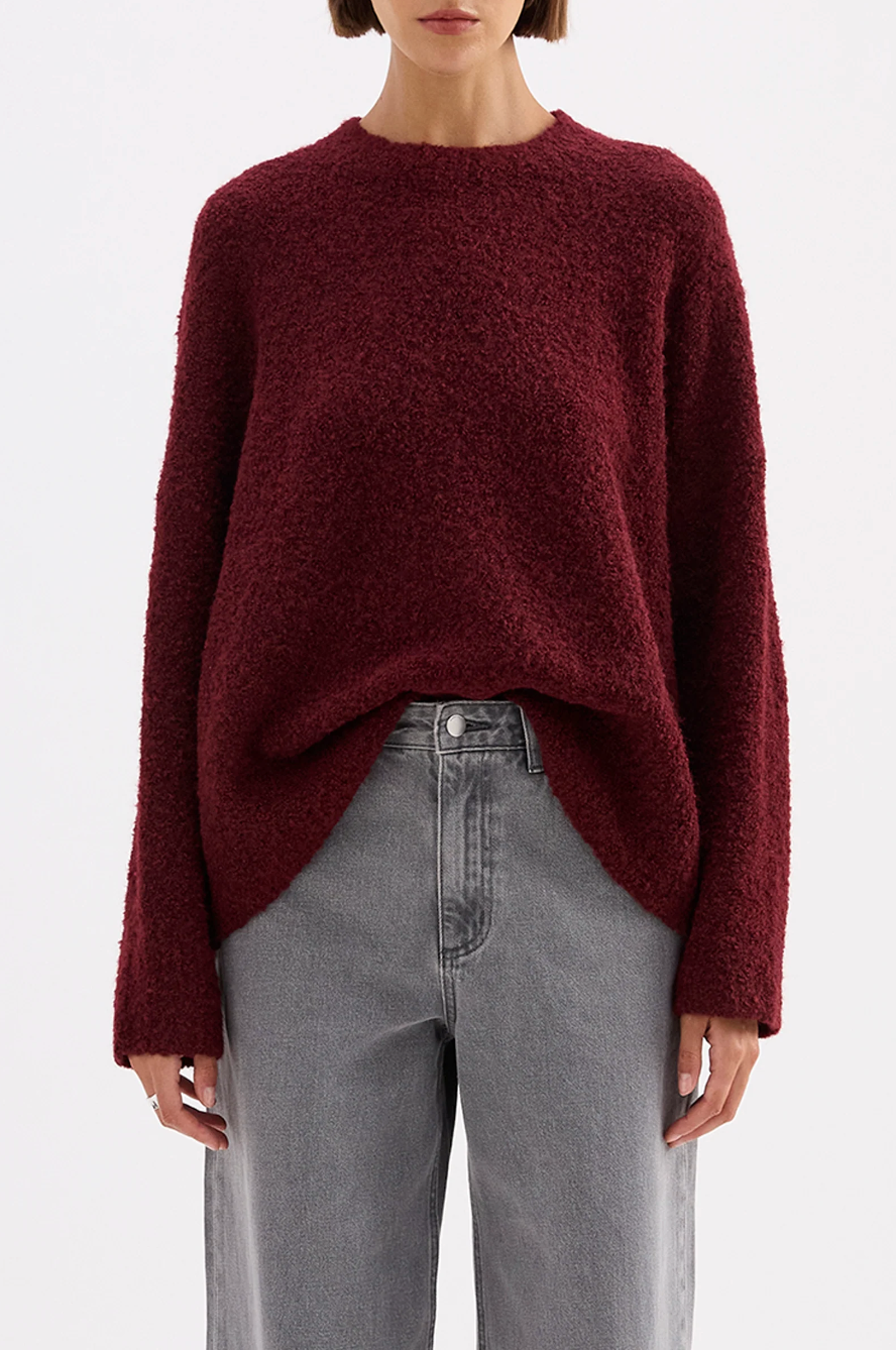 Elias Knit - Oxblood