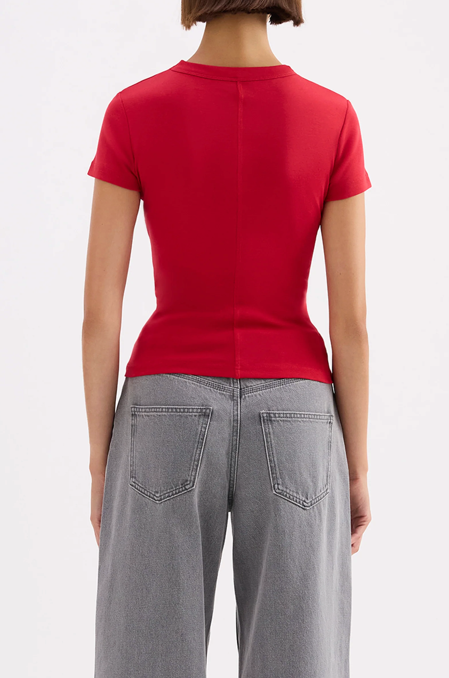 Organic Baby Tee - Cherry