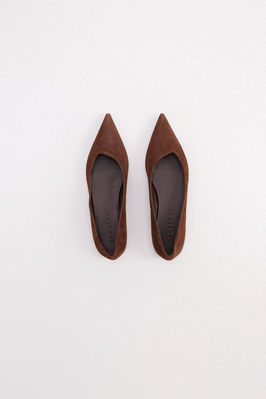 Sonnet Pointed Flat - Raisin
