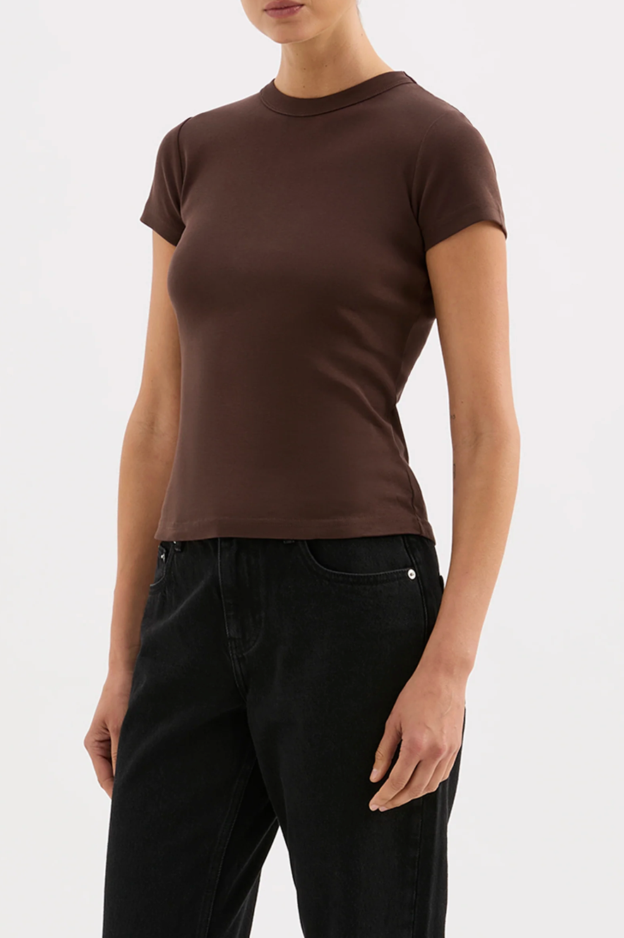 Organic Baby Tee - Chocolate