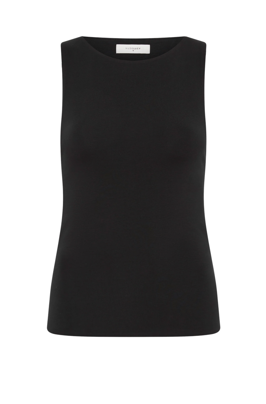 Lois Organic Tank - Black