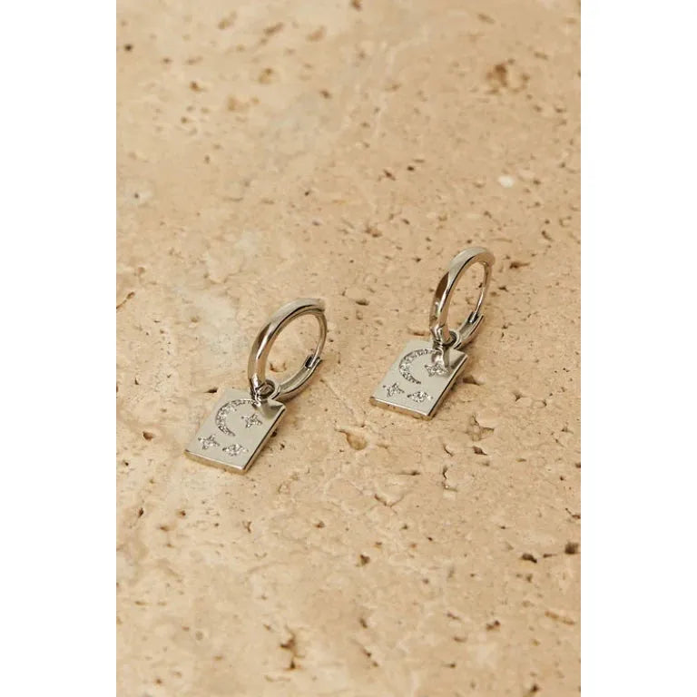 Love from Lilou Stardust Earrings - Silver